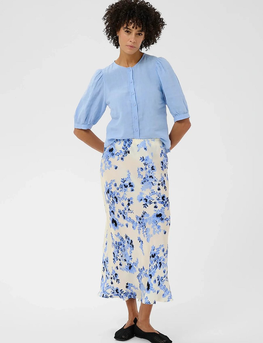 Part Two - LaurinaPW SK - satiinihameet - blue shadow flower - 0