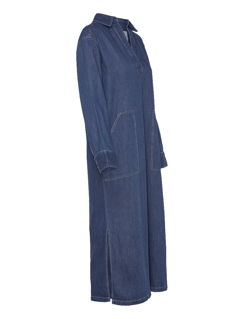 Part Two - LollaPW DR - skjortklänningar - medium blue denim - 3