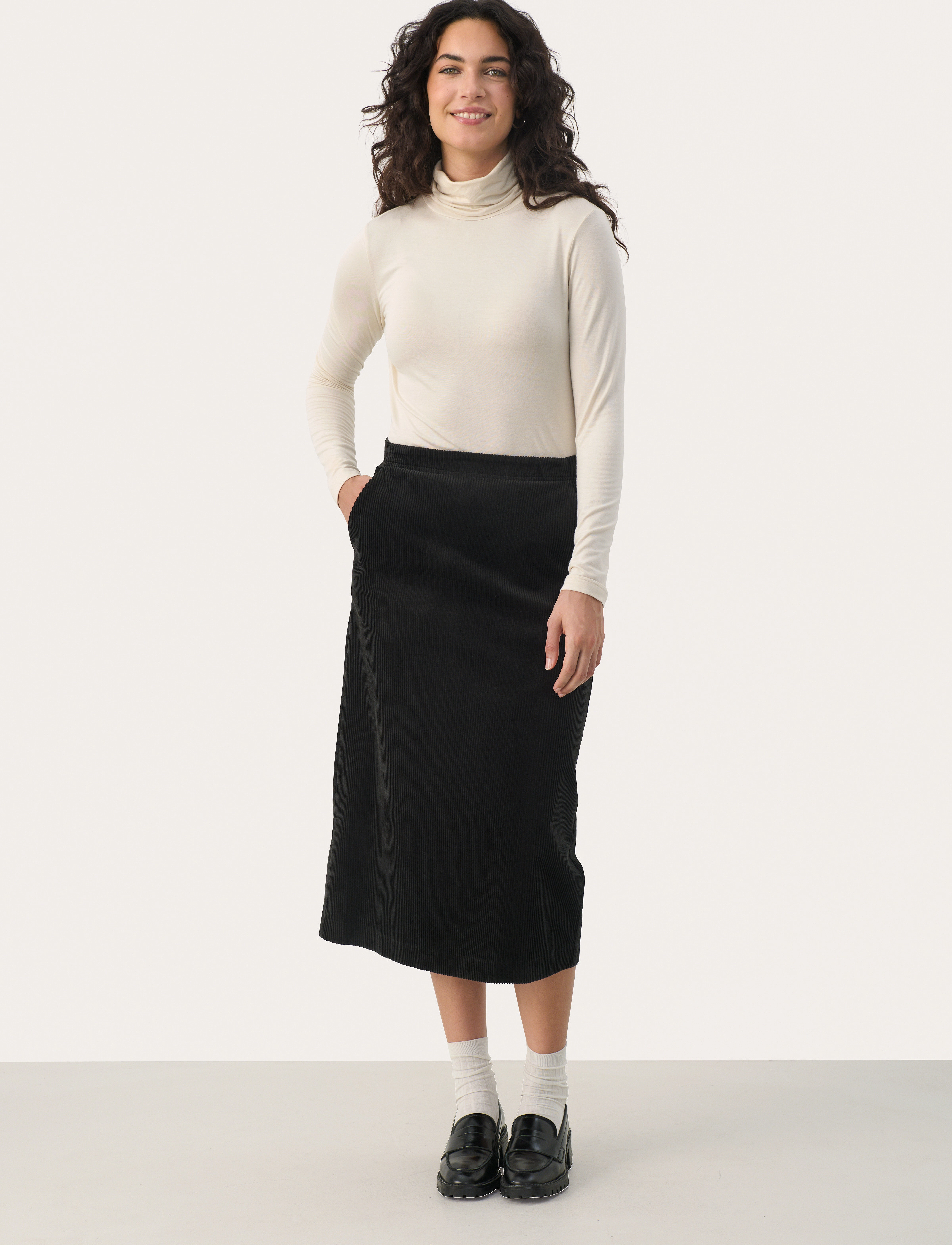 Part Two - LiyanaPW SK - midi kjolar - black - 2