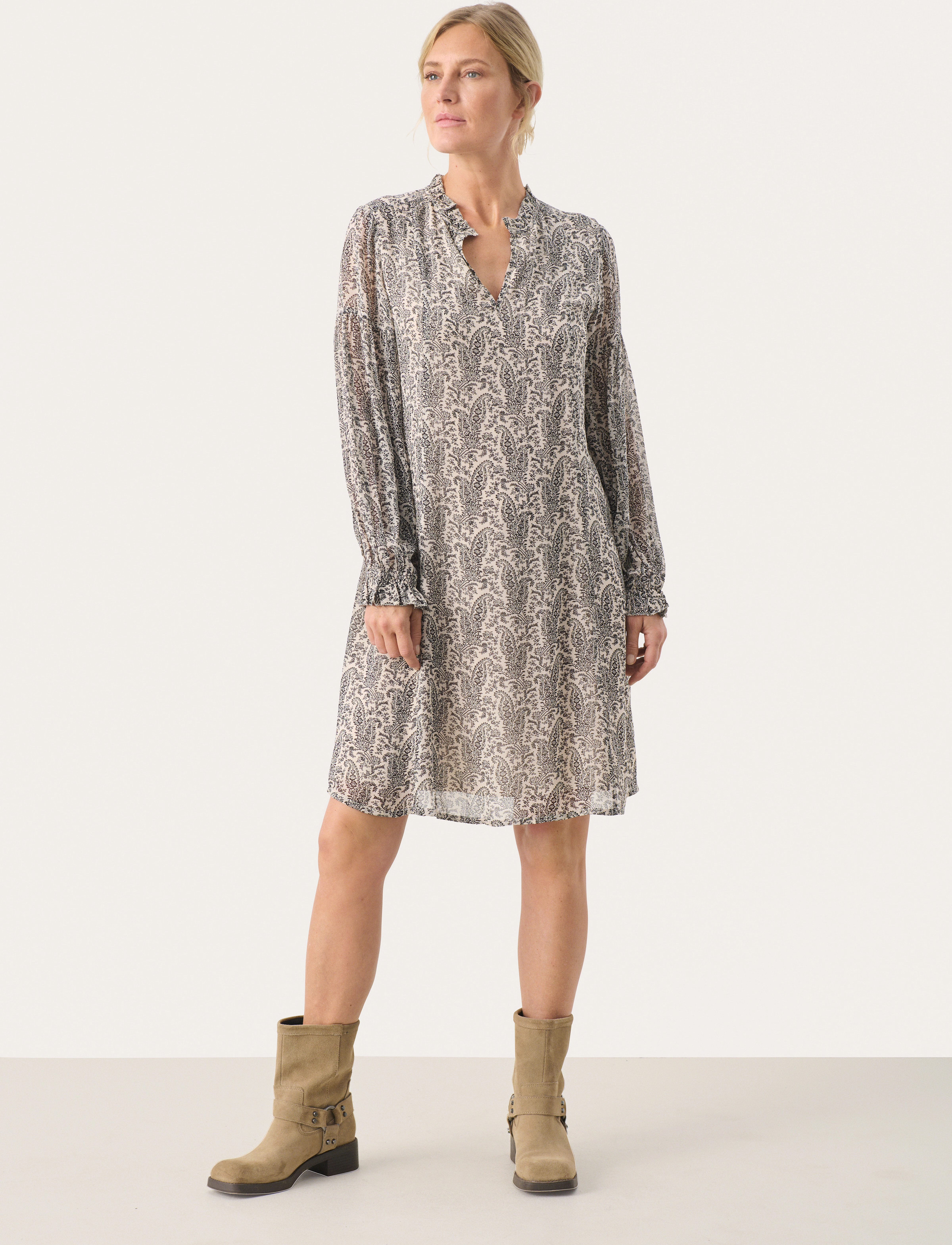 Part Two - BotellaPW DR - short dresses - french oak paisley print - 4