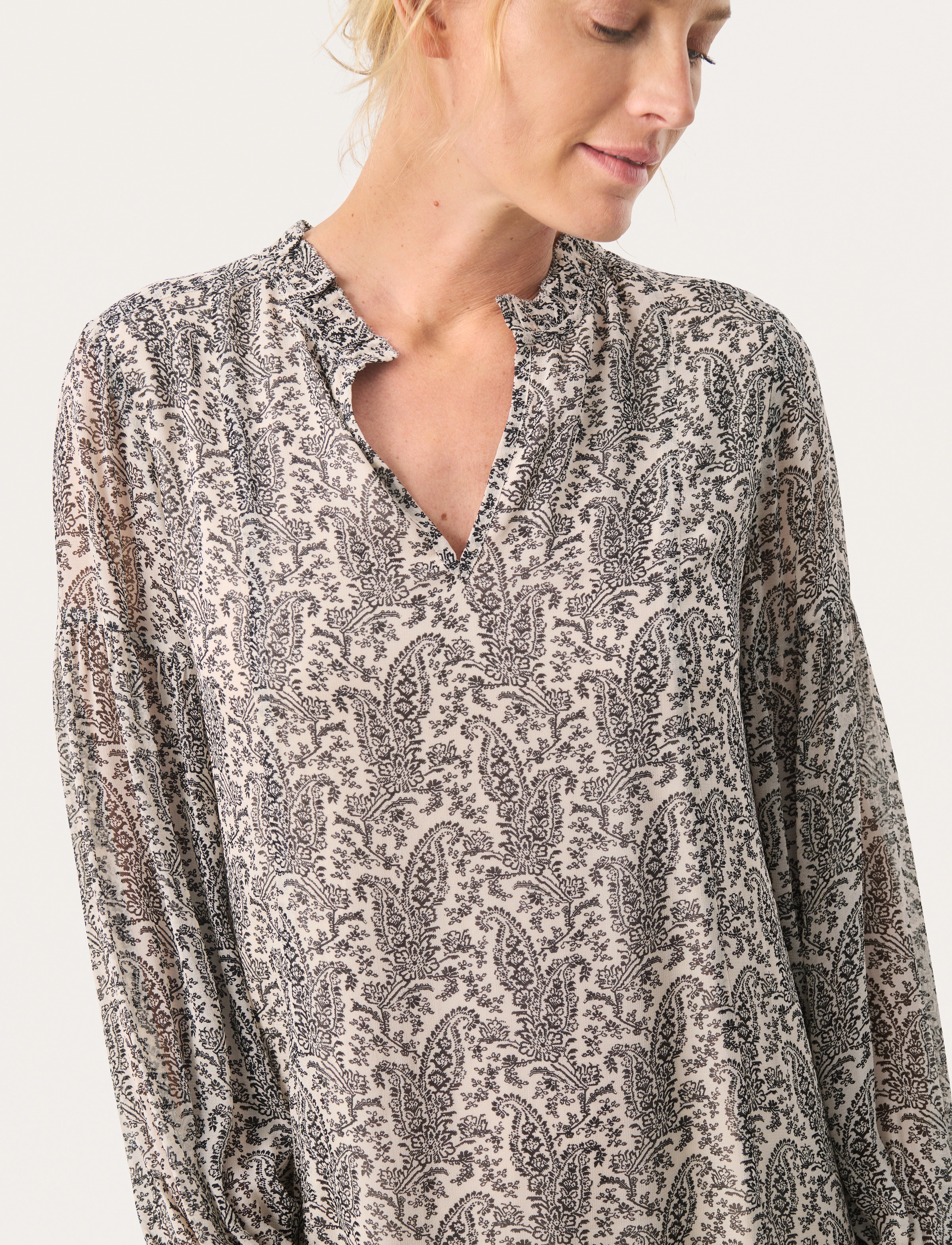Part Two - BotellaPW DR - short dresses - french oak paisley print - 3