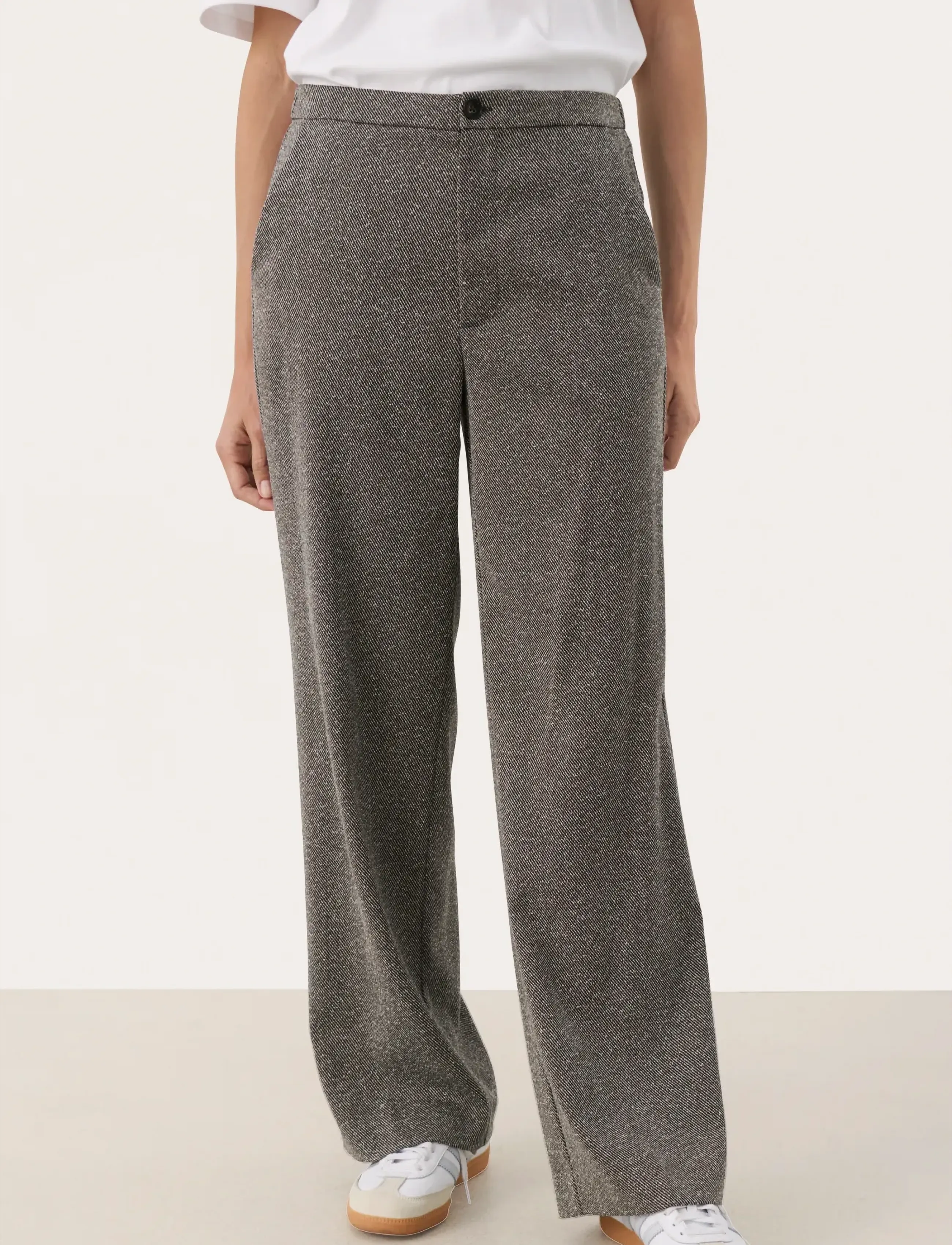 Part Two LinoraPW PA - Transitional Layering - SALT AND PEPPER WEAVE / brown