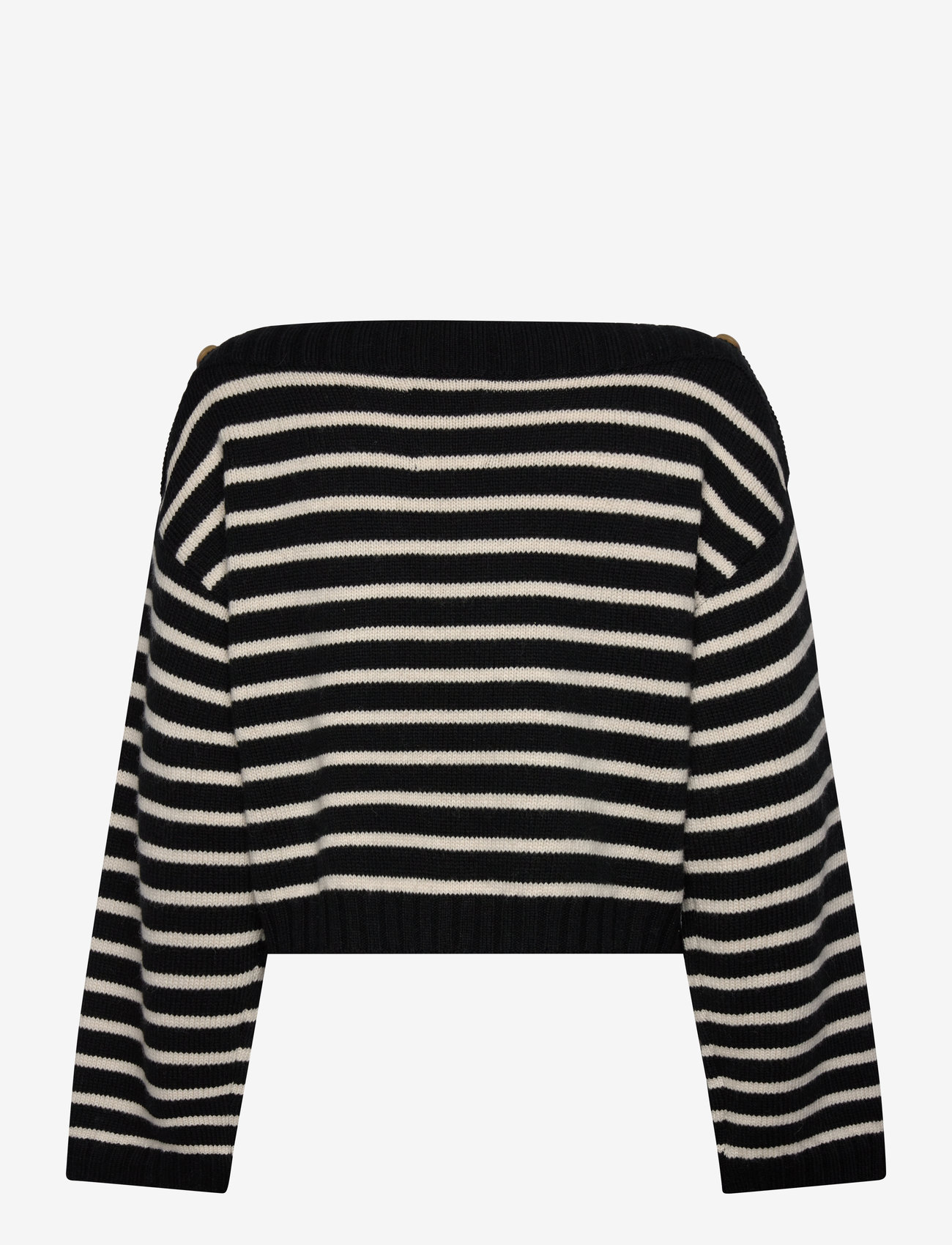 Part Two - LinnePW PU - herbstliche kleidung - black stripe - 2