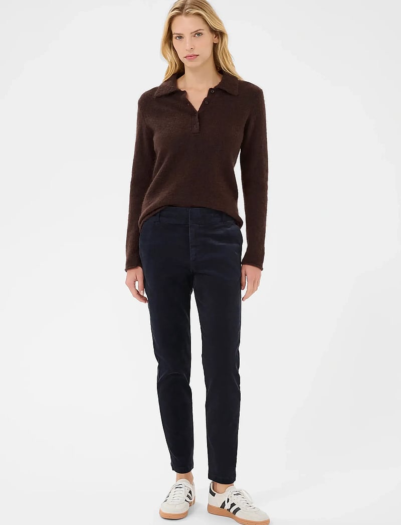 Part Two - SoffysaPW PA - slim fit trousers - dark navy - 3