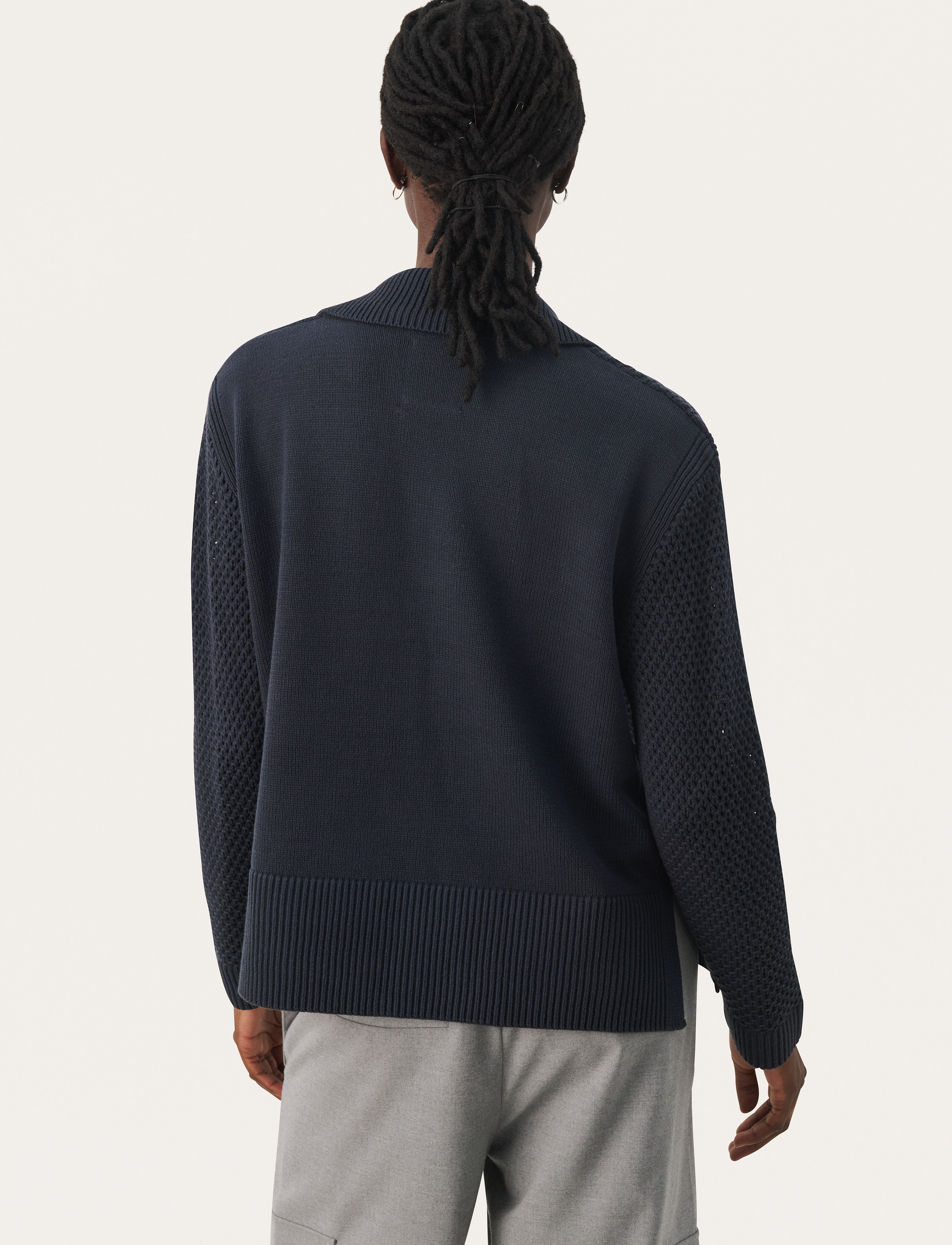 Part Two - LovisaPW PU - trøjer - dark navy - 5