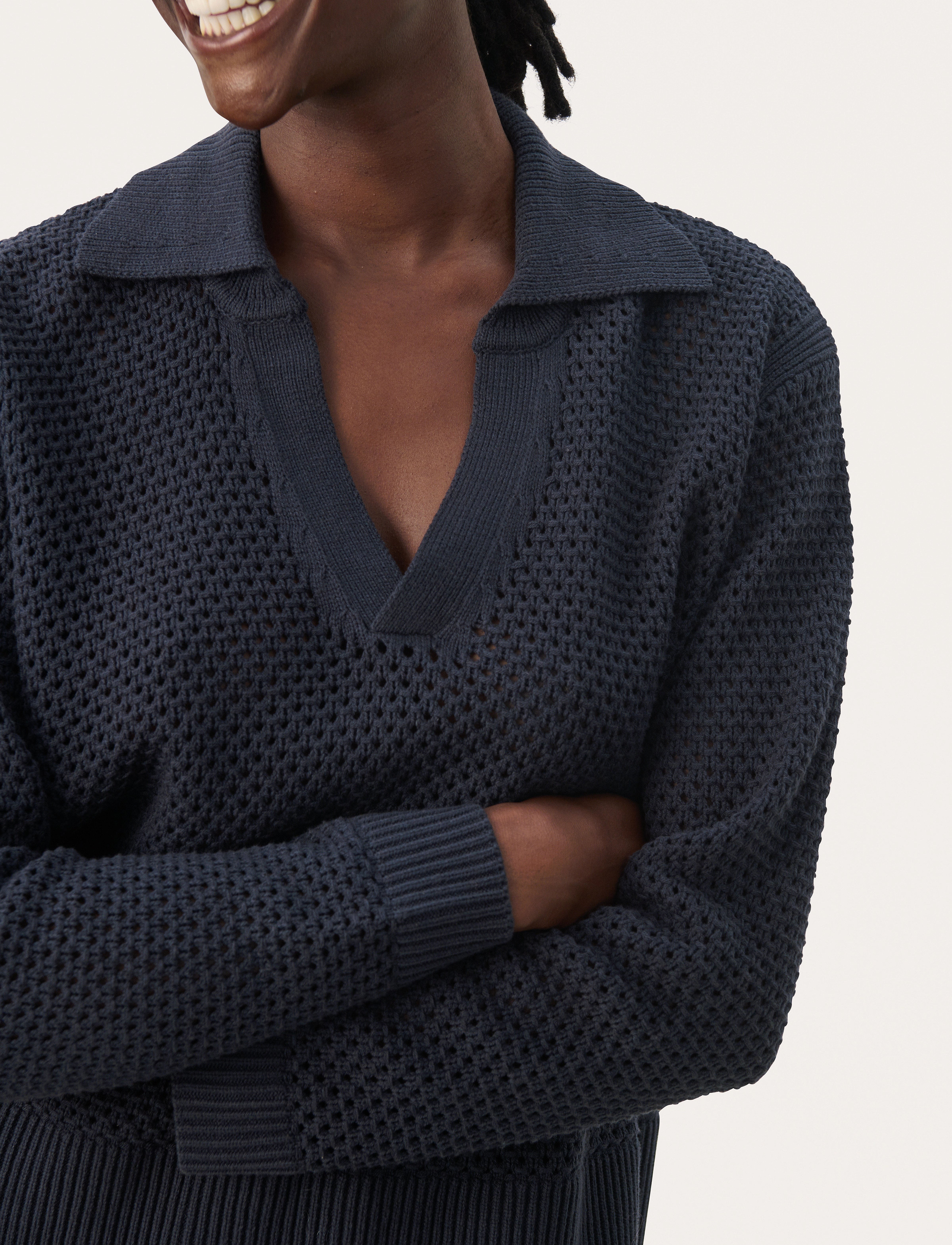 Part Two - LovisaPW PU - trøjer - dark navy - 5