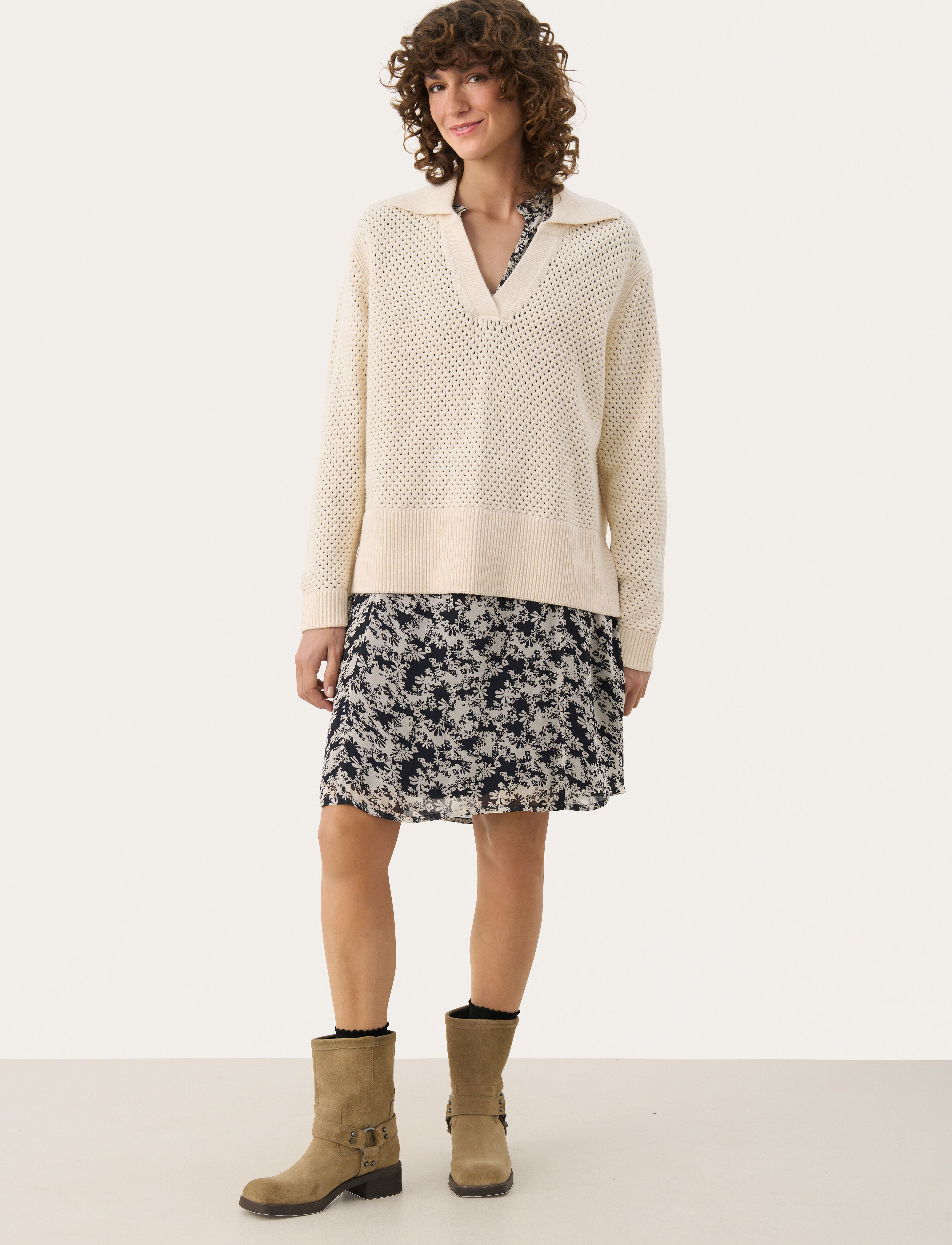 Part Two - LovisaPW PU - trøjer - whitecap gray - 3