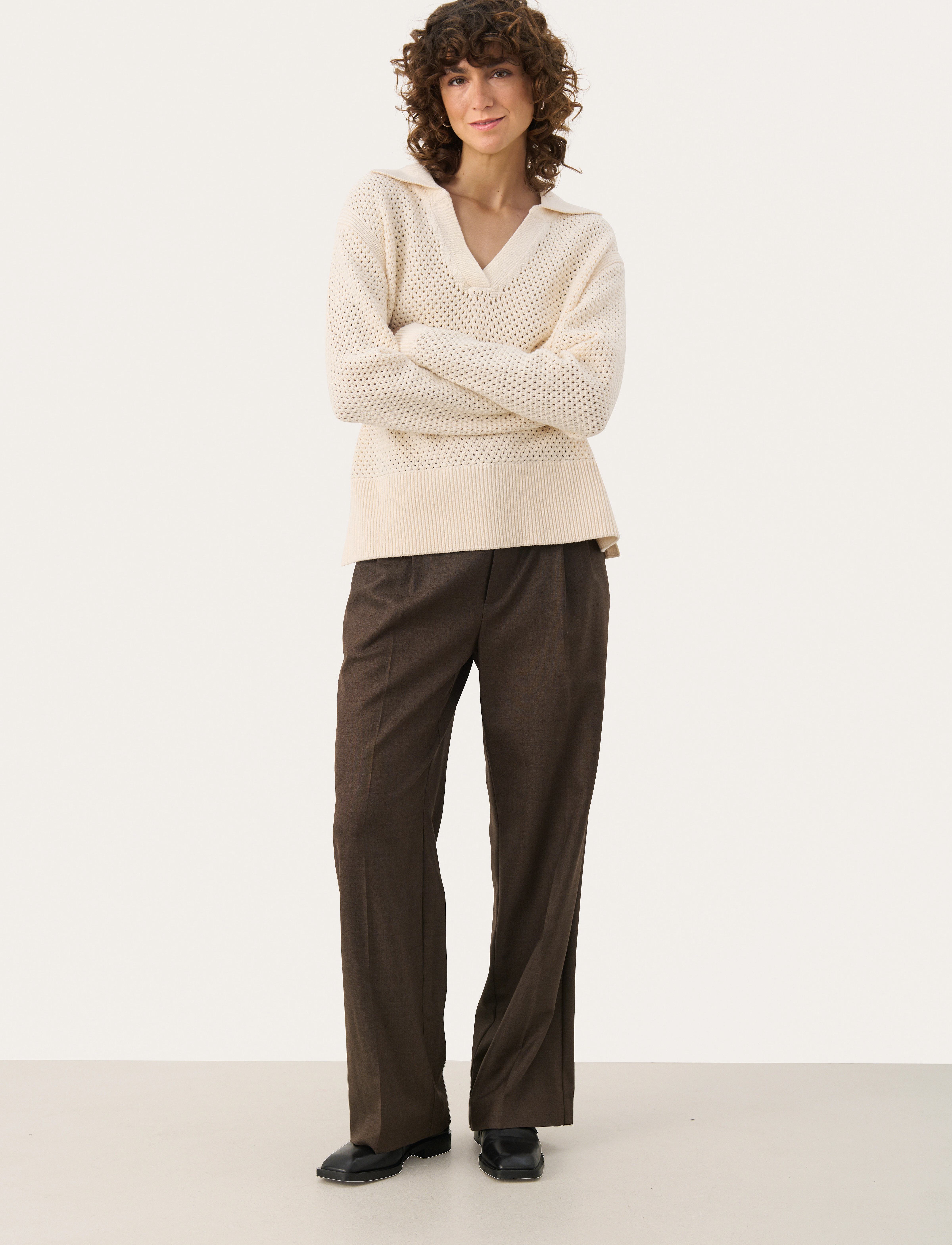 Part Two - LovisaPW PU - trøjer - whitecap gray - 4