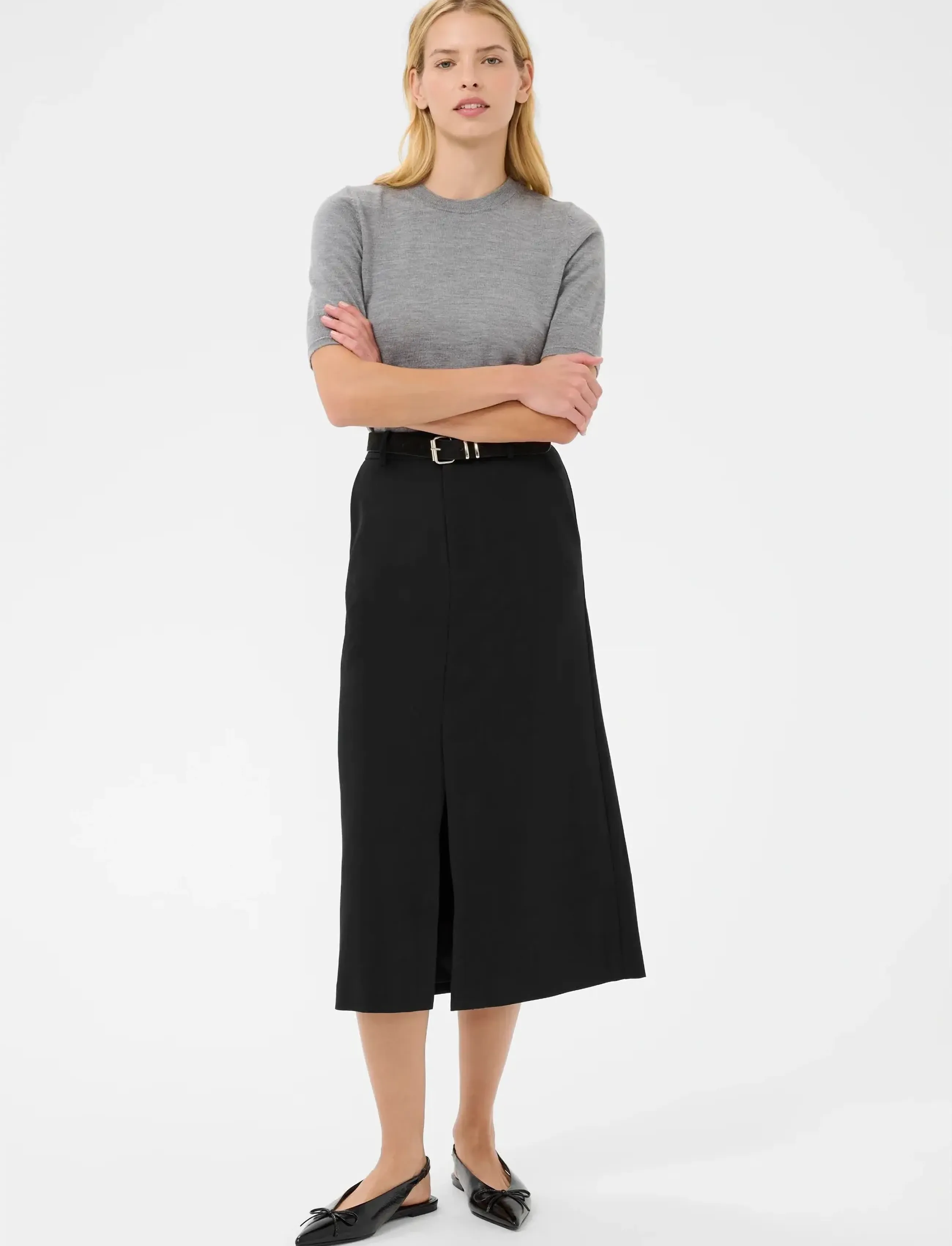 Part Two - EmelinaPW SK - midi nederdele - black - 3