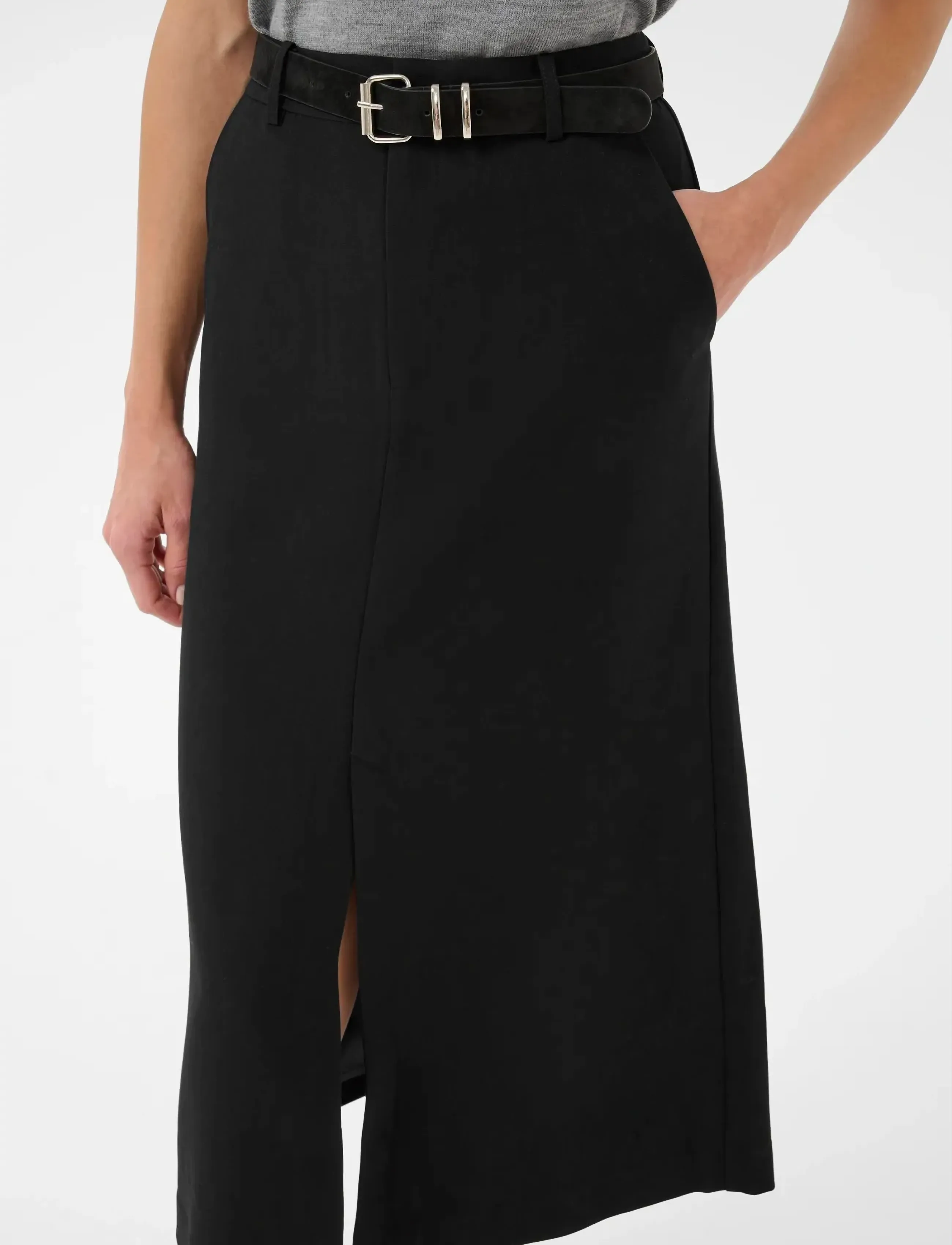 Part Two - EmelinaPW SK - midi nederdele - black - 5
