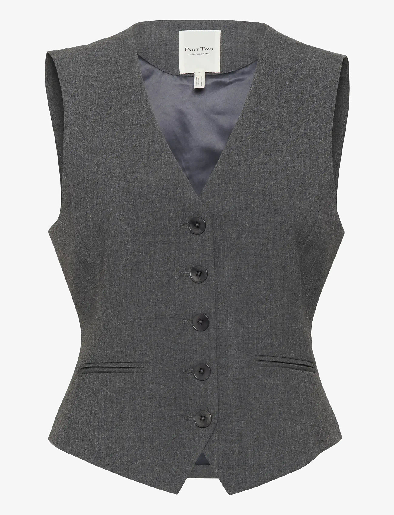 Part Two - RikkePW WA - veste - gray flannel melange - 1