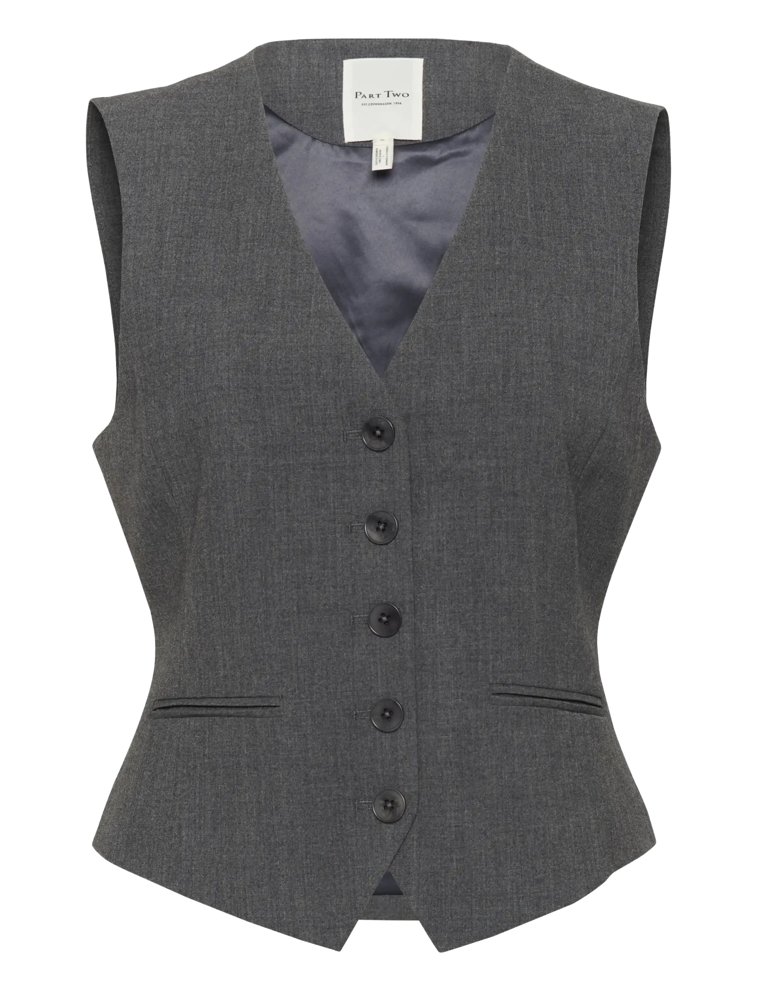 Part Two RikkePW WA - Varrukateta jakid - GRAY FLANNEL MELANGE / grey