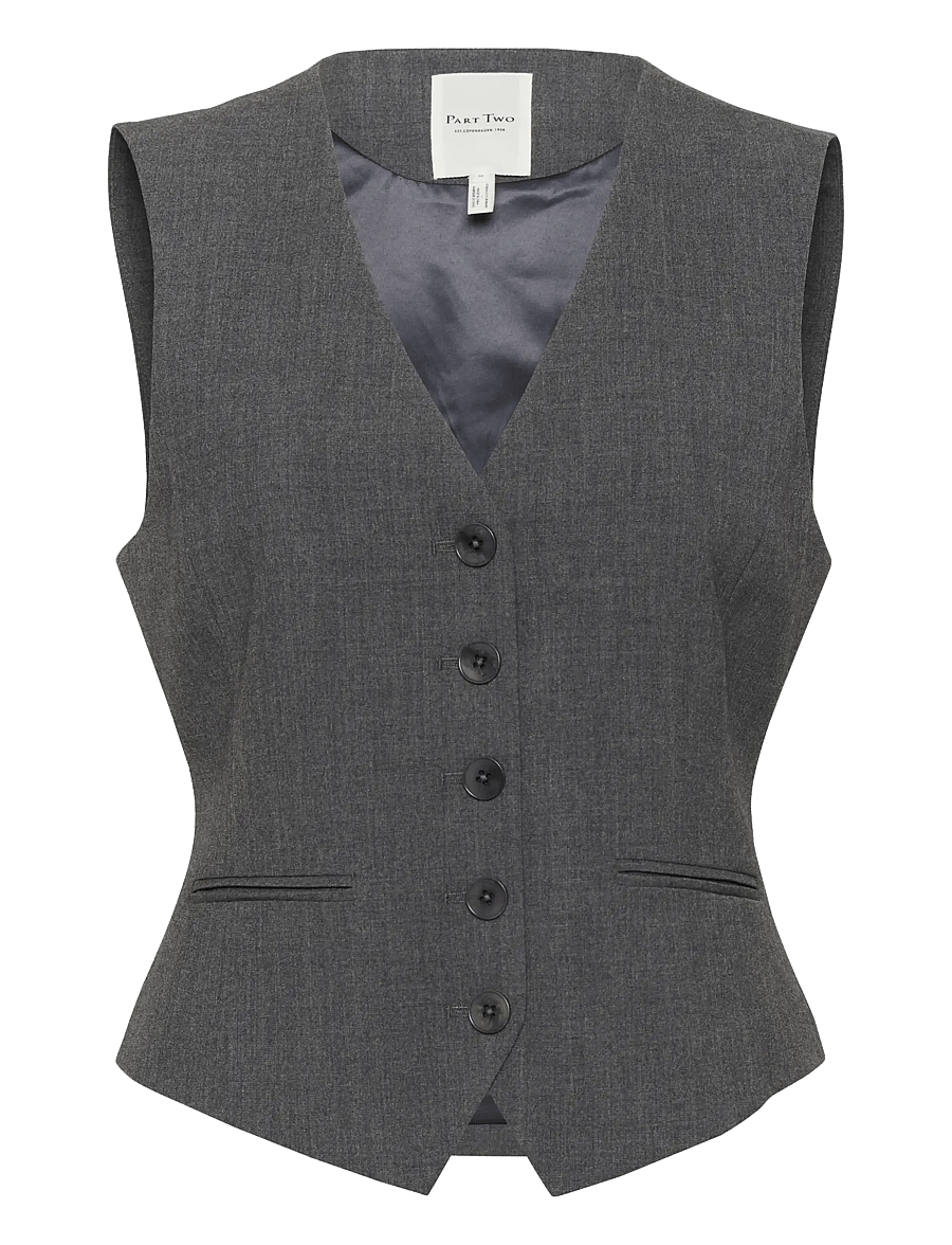 Part Two - RikkePW WA - westen - gray flannel melange - 1