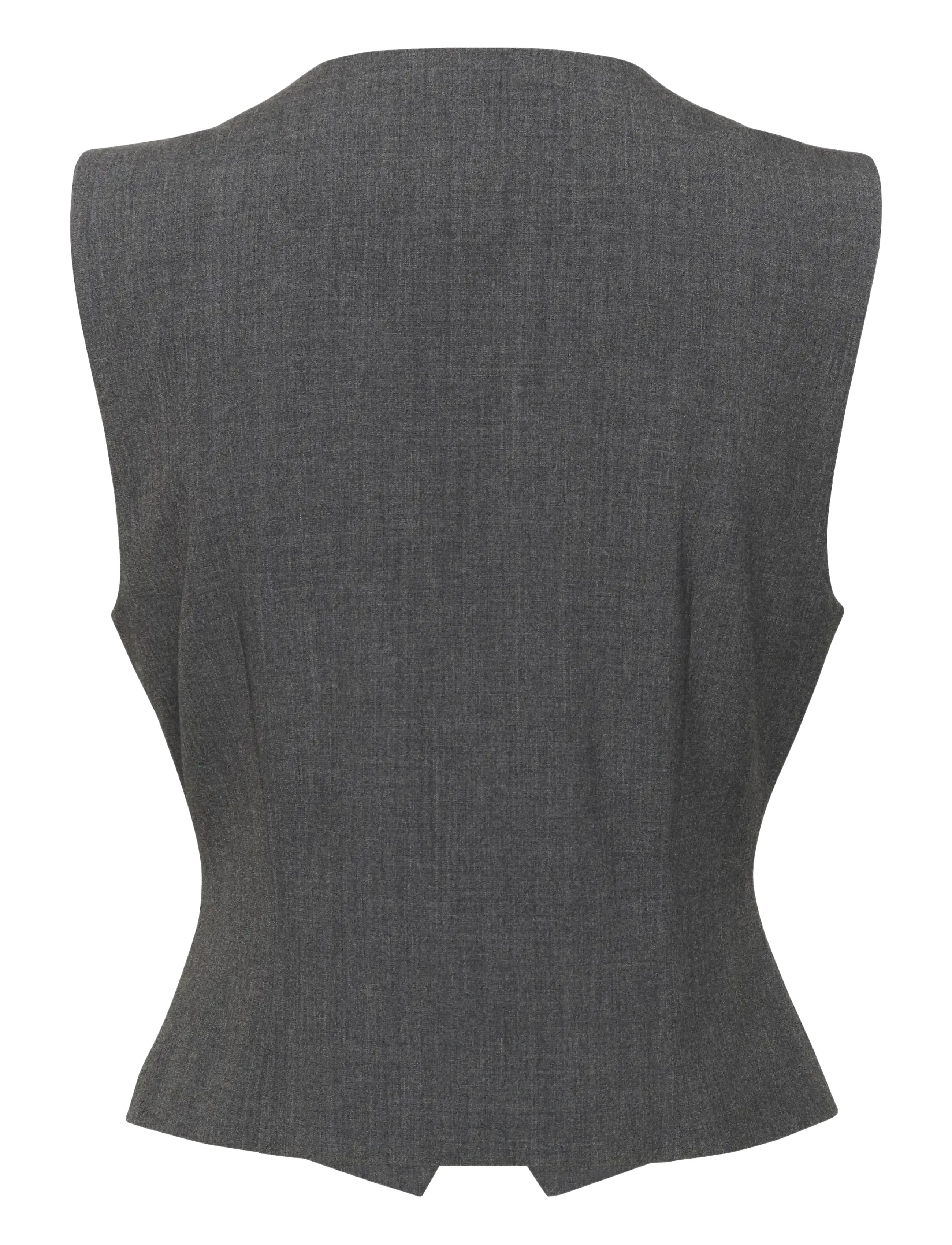 Part Two - RikkePW WA - blazere uten ermer - gray flannel melange - 2
