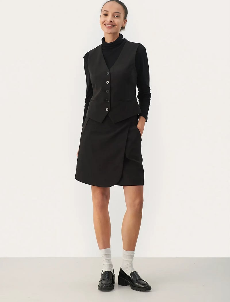 Part Two - EirikaPW SK - omlottkjolar - black - 4