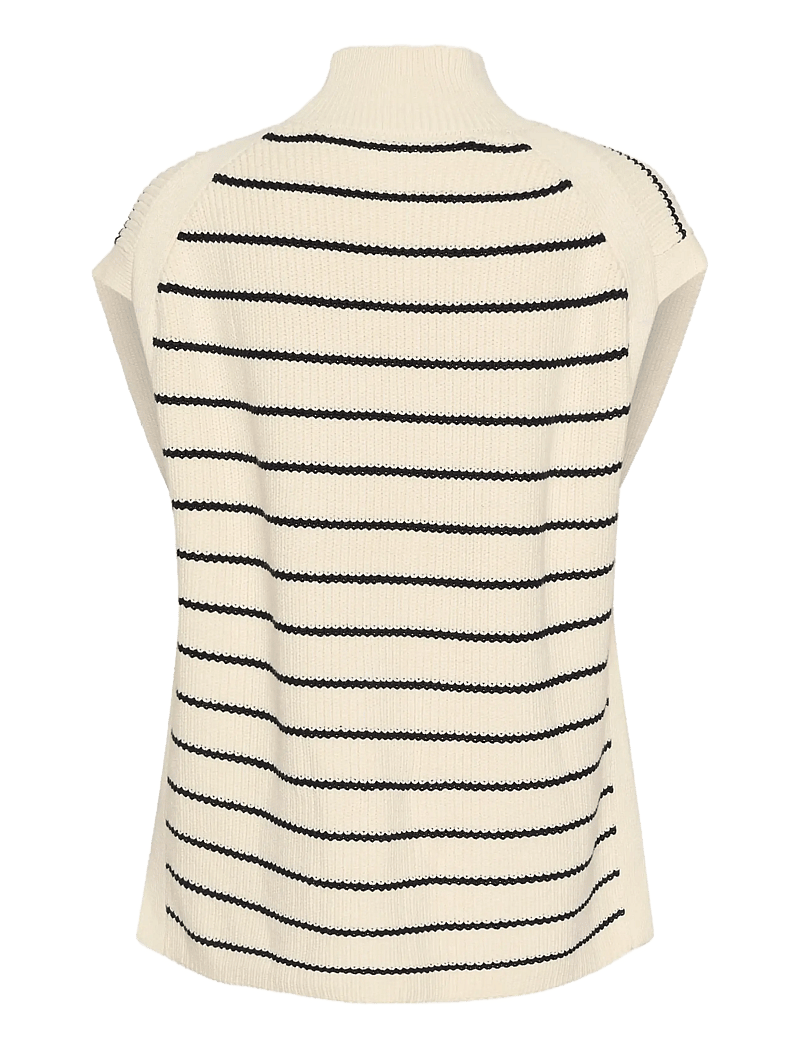 Part Two - EisleyPW WA - knitted vests - dark navy stripe - 1