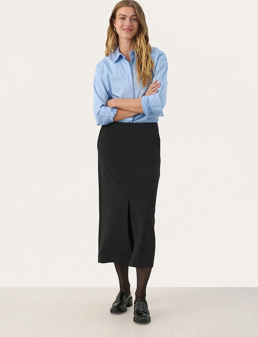 Part Two - MariellePW SK - midi-röcke - black - 0