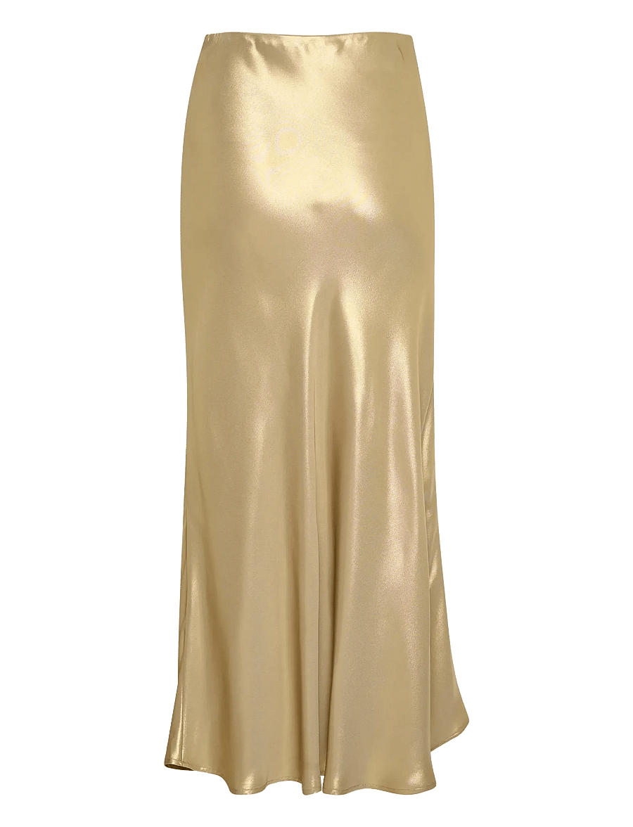 Part Two - LaurinasPW SK - satinröcke - gold metallic - 2