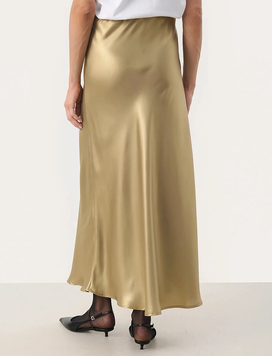 Part Two - LaurinasPW SK - satinröcke - gold metallic - 5