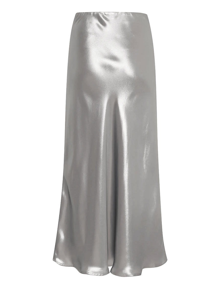 Part Two - LaurinasPW SK - satinnederdele - silver metallic - 2