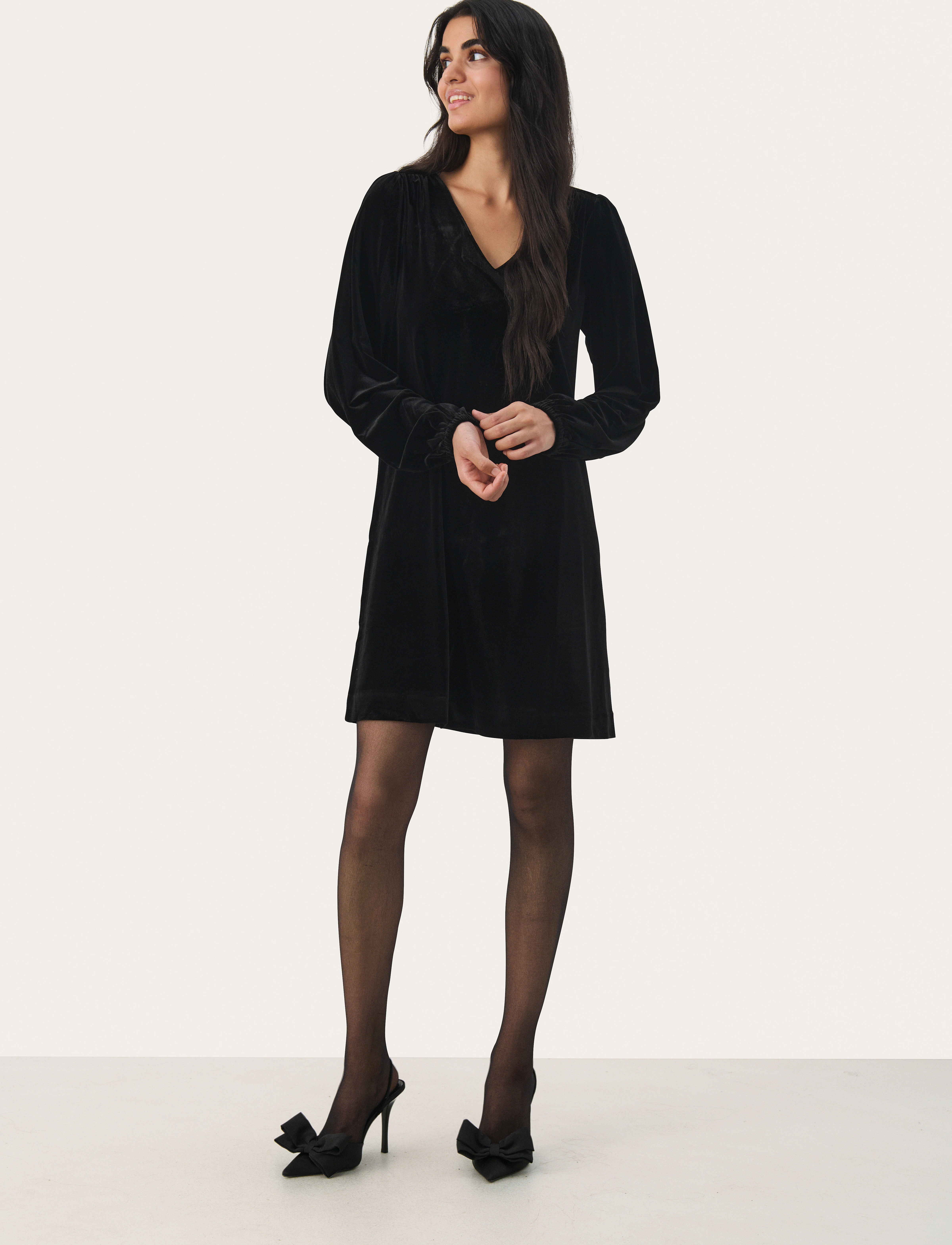 Part Two - MadiPW DR - lyhyet mekot - black - 3