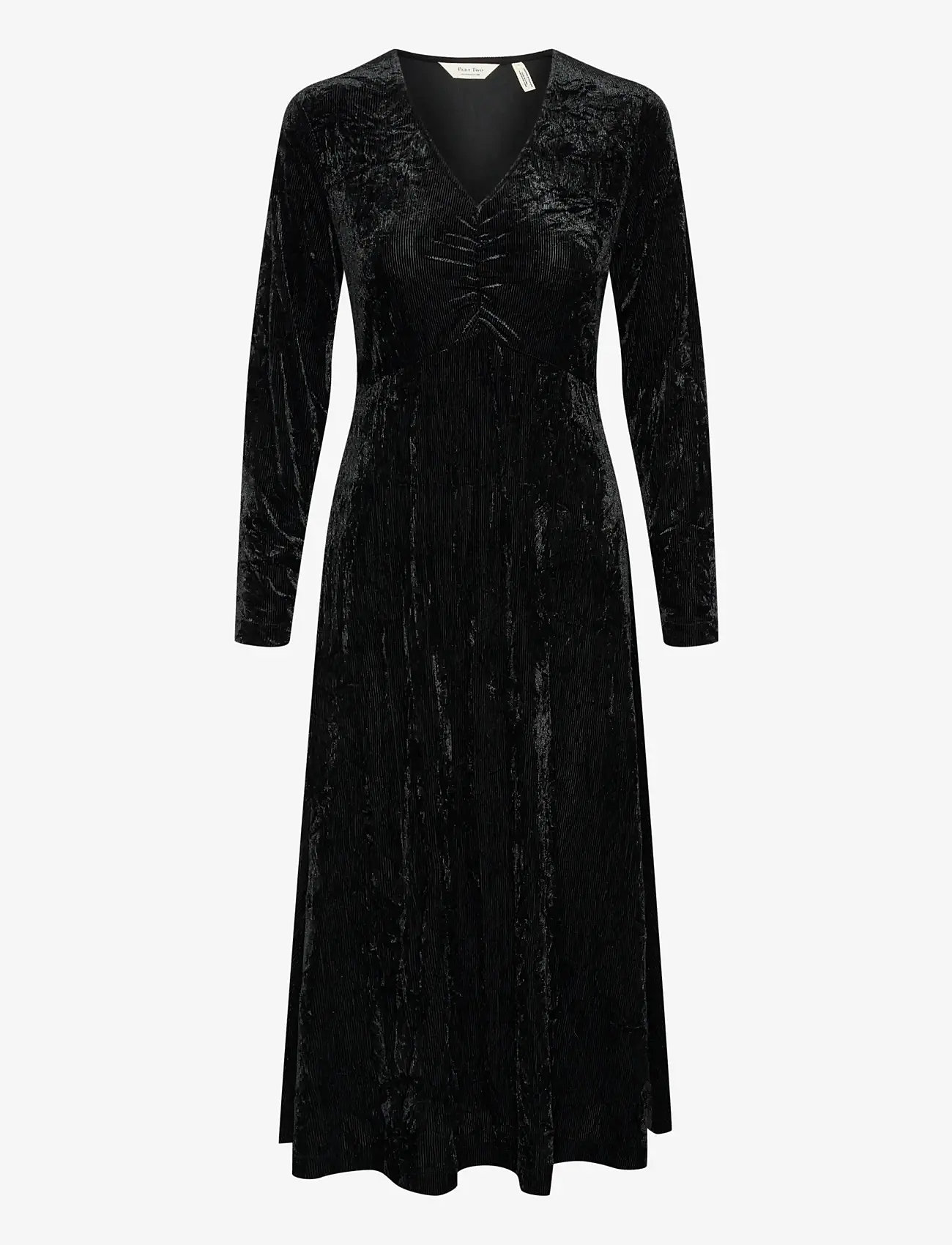 Part Two - MetteaPW DR - midi dresses - black crushed - 0