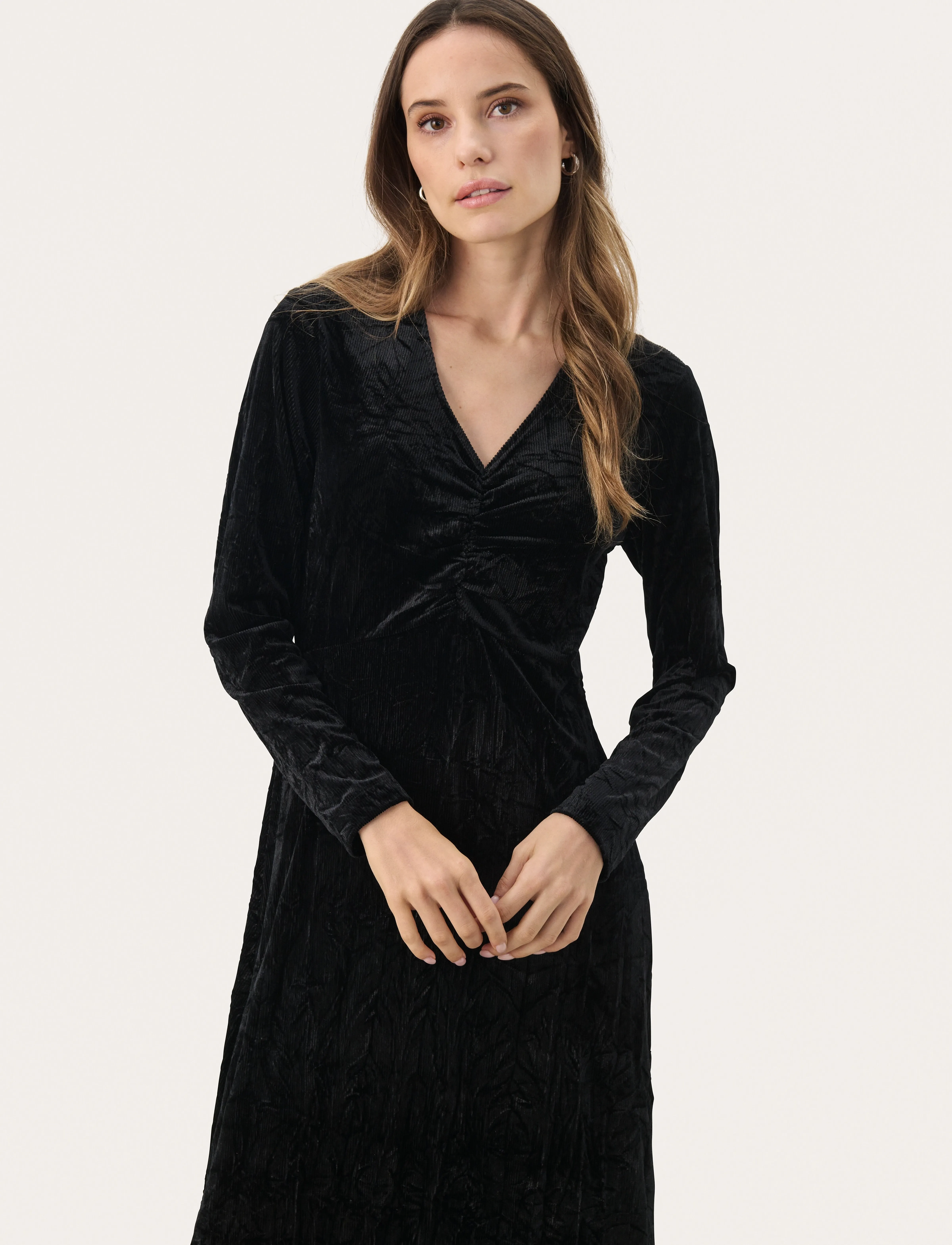 Part Two MetteaPW DR - Kjoler - BLACK CRUSHED / black