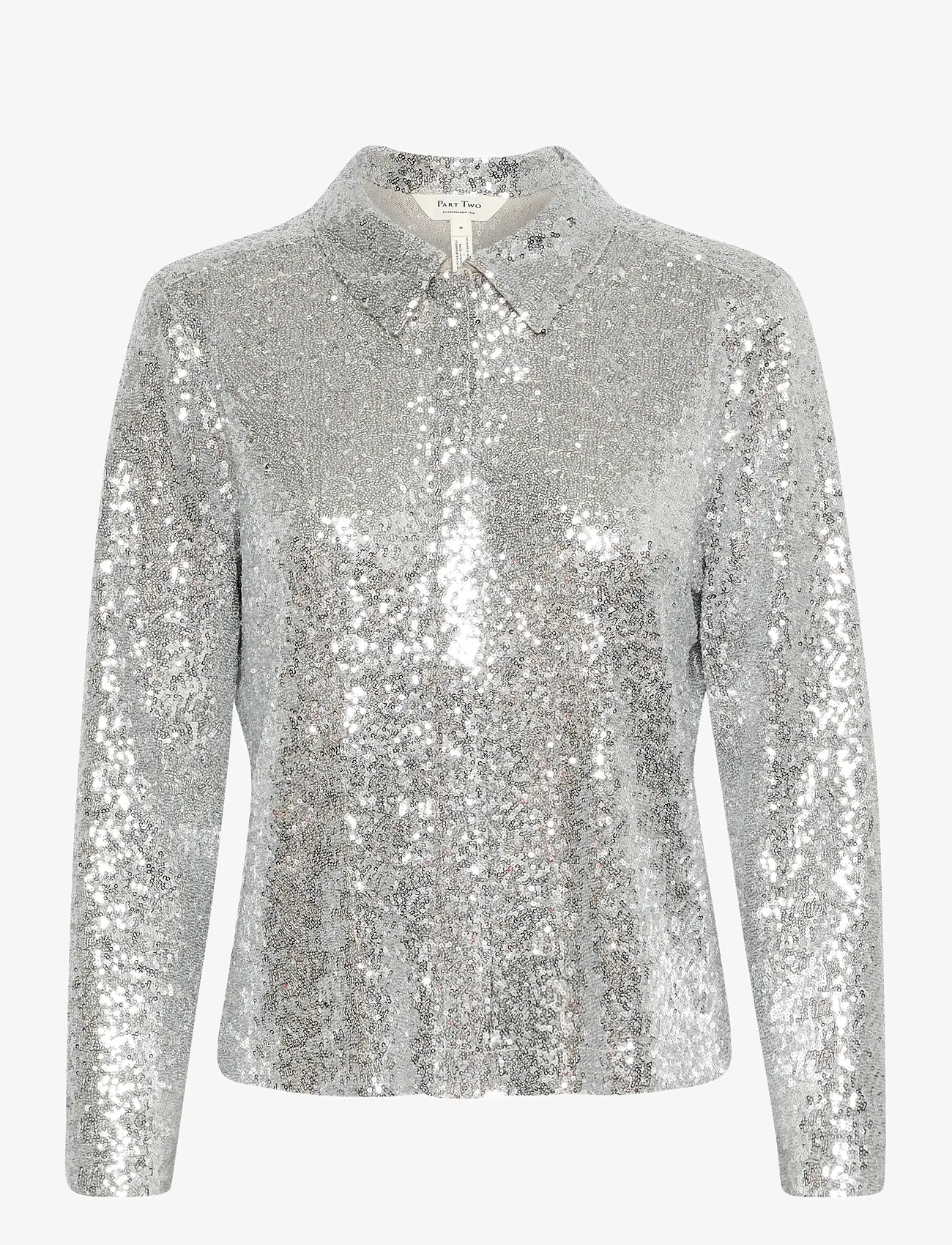 Part Two - MabellePW SH - langärmlige hemden - silver - 0