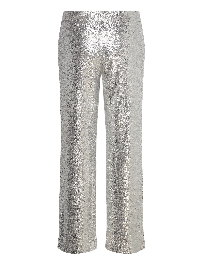 Part Two - MelodiePW PA - sirge säärega püksid - silver - 2