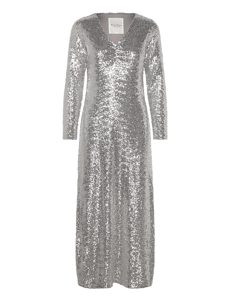 Part Two - MaliahPW DR - paljettklänningar - silver - 1