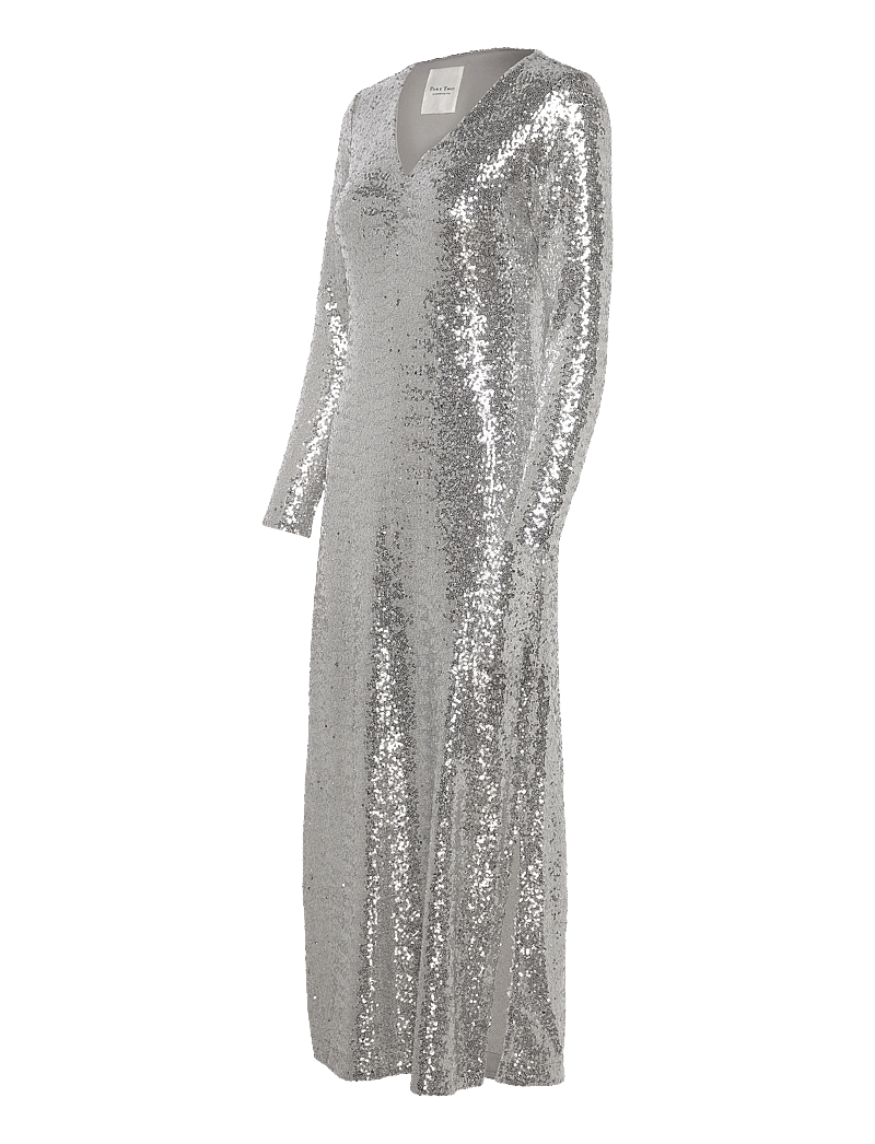 Part Two - MaliahPW DR - paljettklänningar - silver - 3