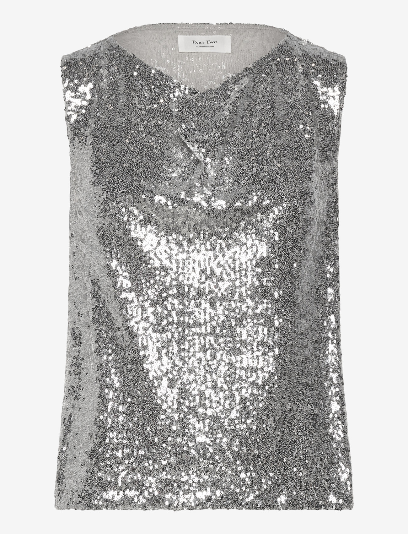 Part Two - MalikkaPW TO - Ärmellose tops - silver - 0