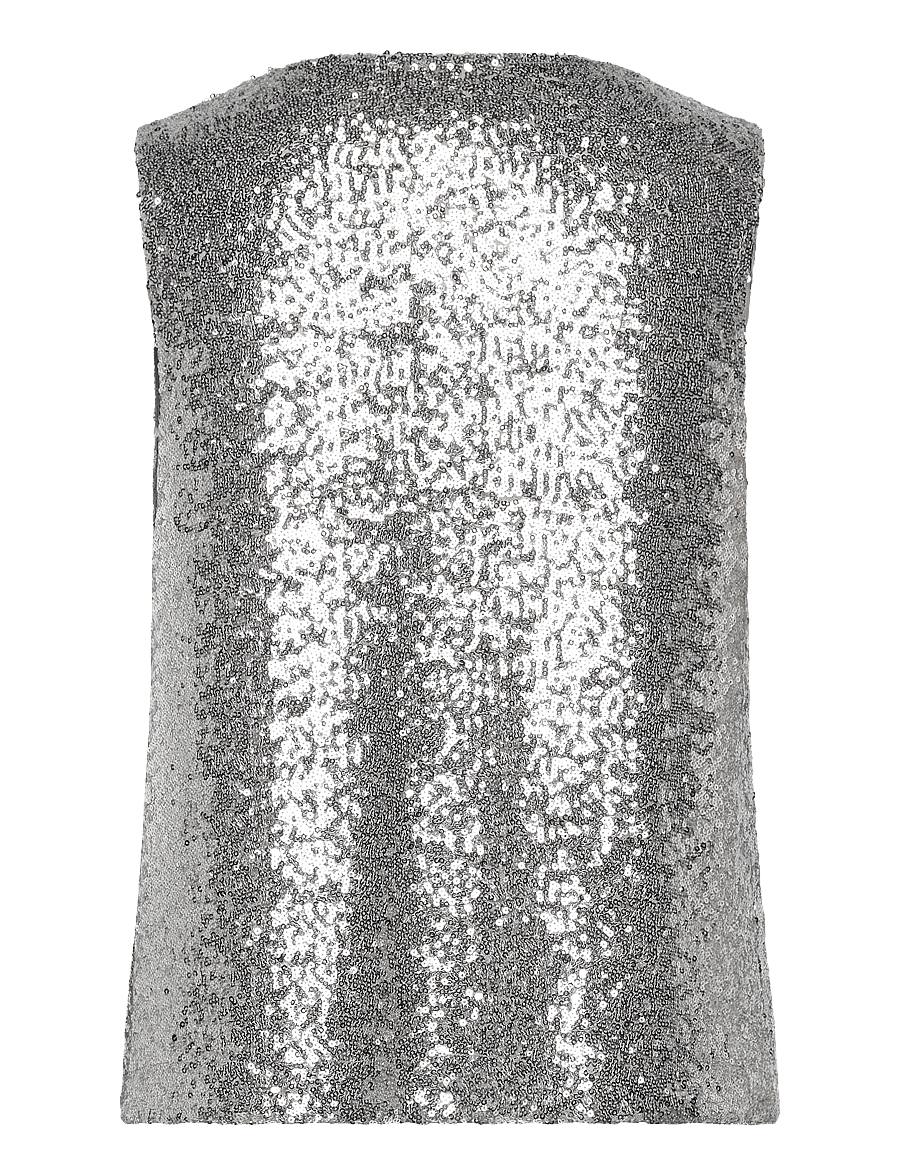 Part Two - MalikkaPW TO - Ärmellose tops - silver - 2