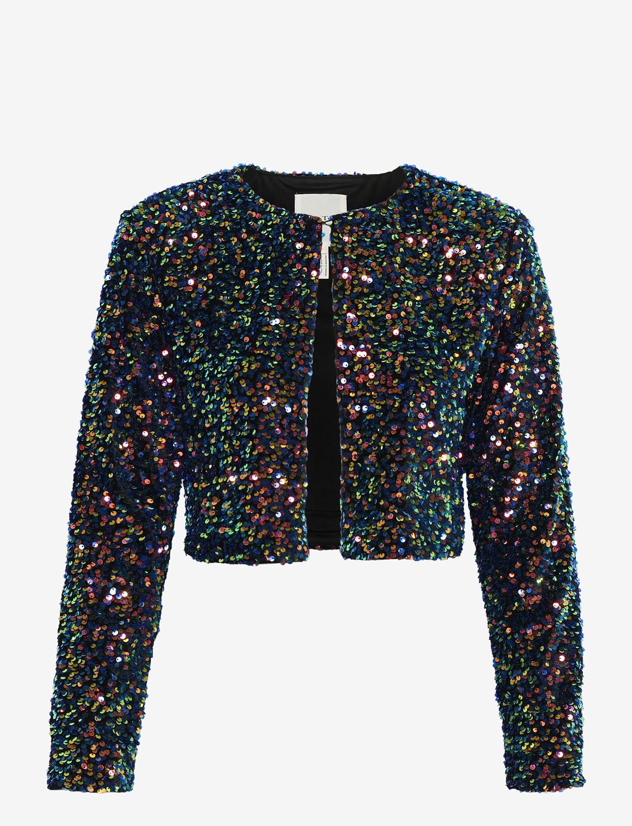 Part Two - MartaPW JA - cropped-blazer - multi colour sequins - 0