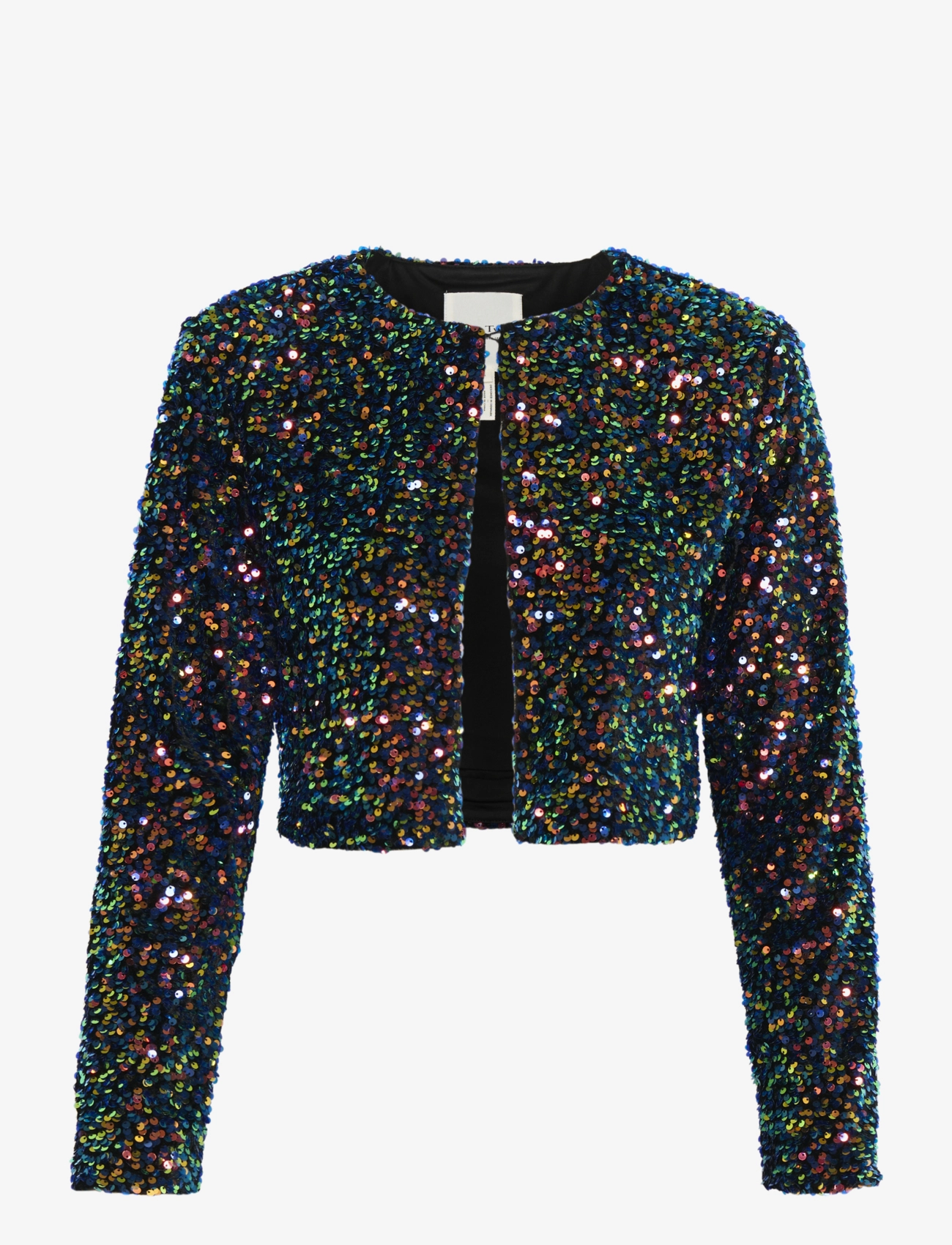 Part Two - MartaPW JA - cropped-blazer - multi colour sequins - 1