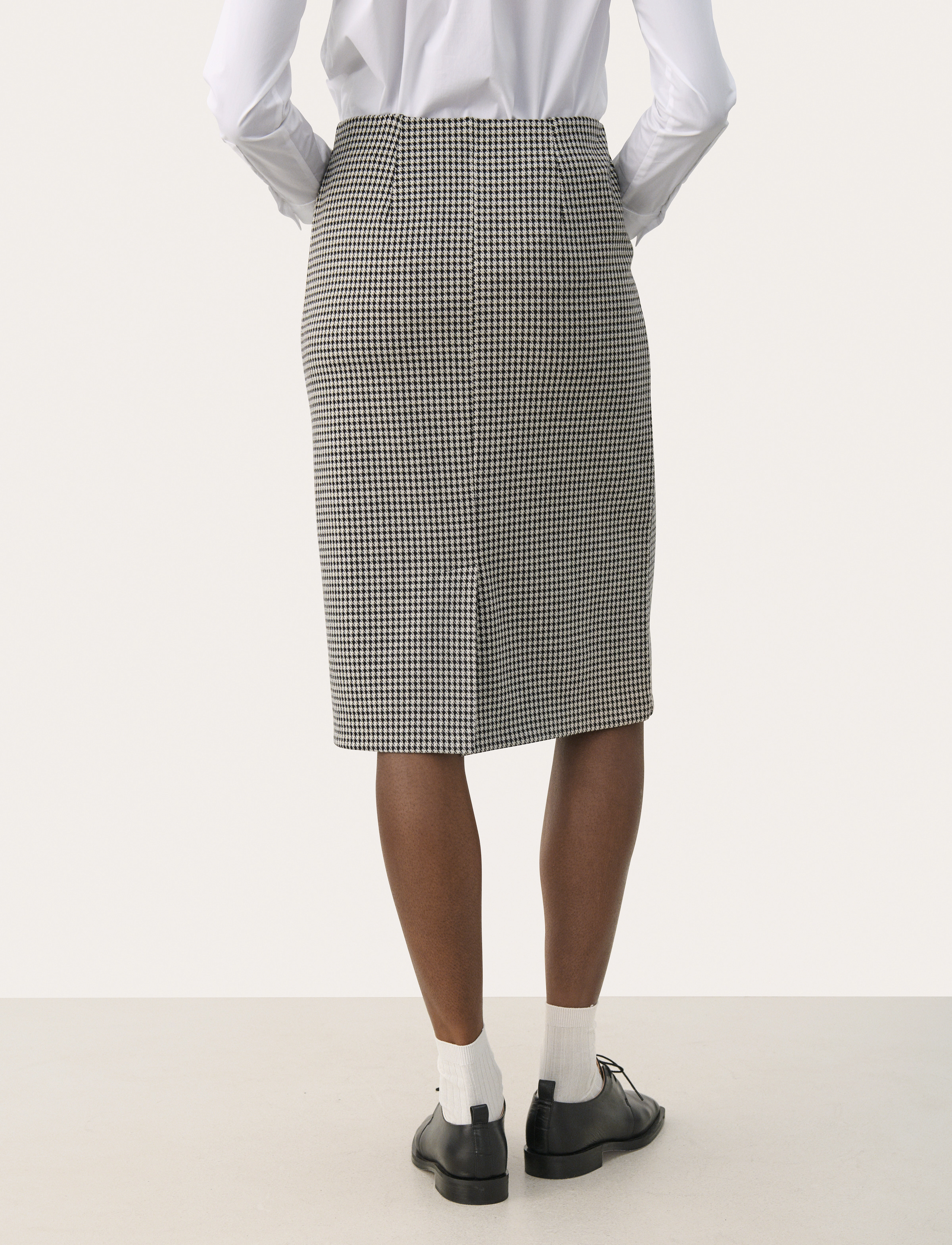 Part Two - LorinnePW SK - midi nederdele - black check - 4