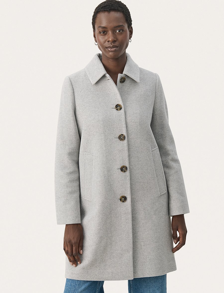 Part Two - LilahPW OTW - winter jackets - light grey melange - 0