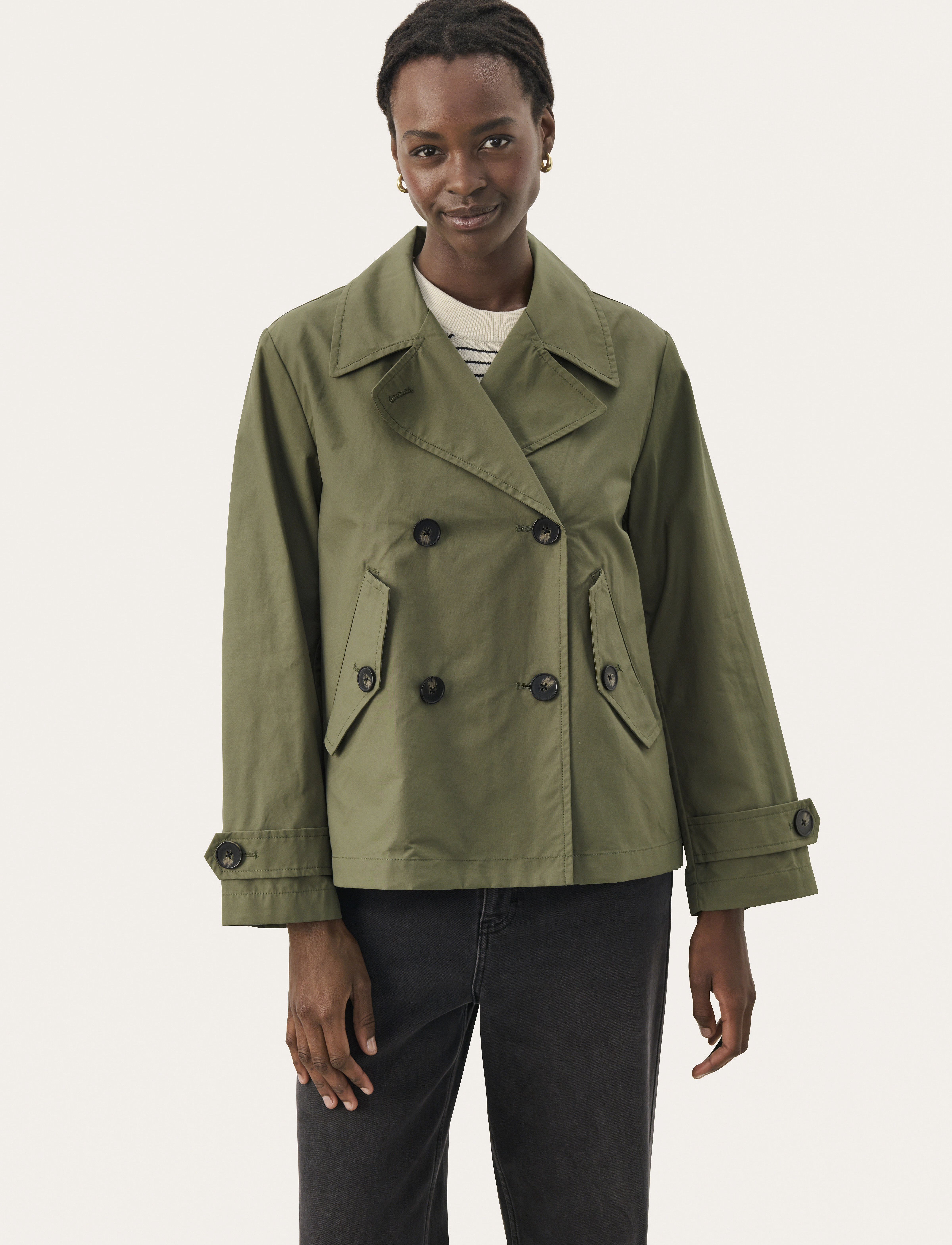 Part Two Nellipw Otw, 32, Jackets, Khakigrün - Light-summer Jacket, Frauen