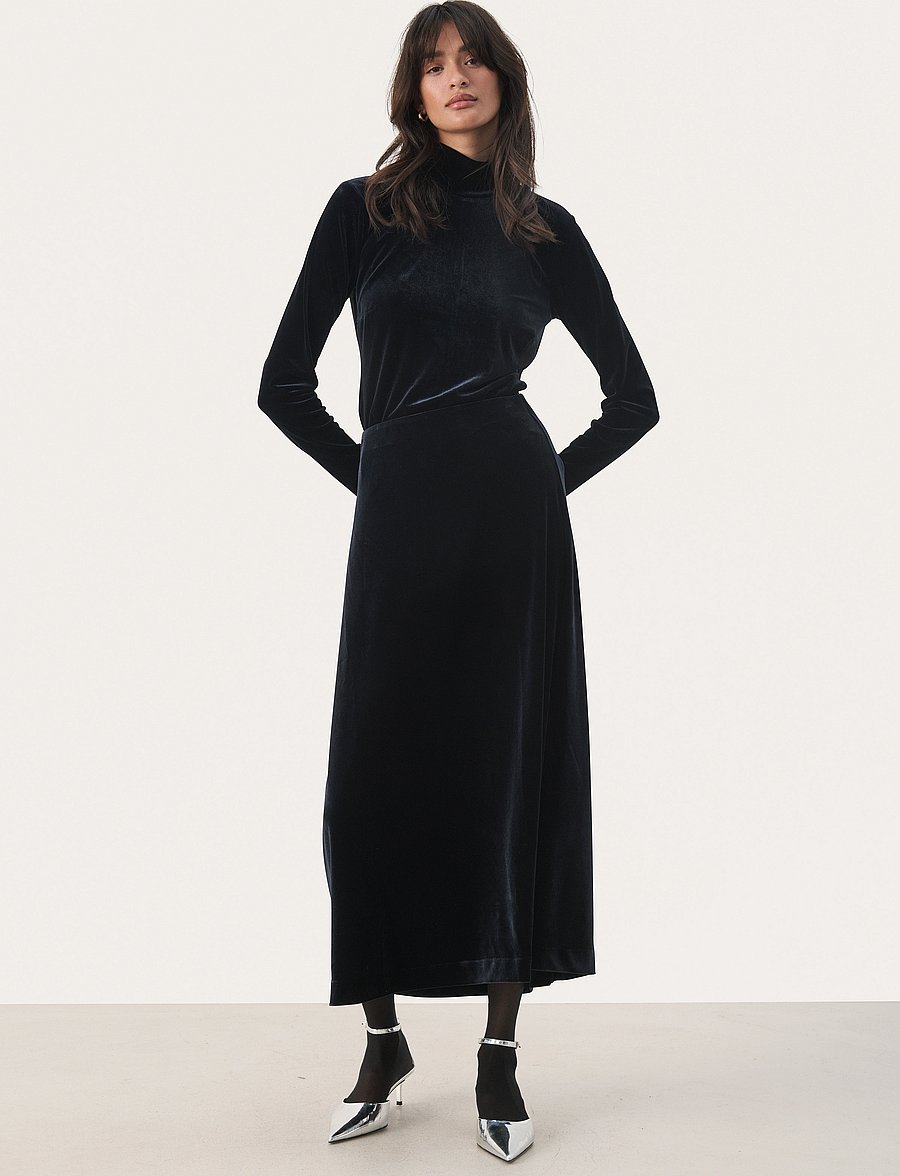 Part Two - MonePW PU - pikkade varrukatega topid - dark navy - 4