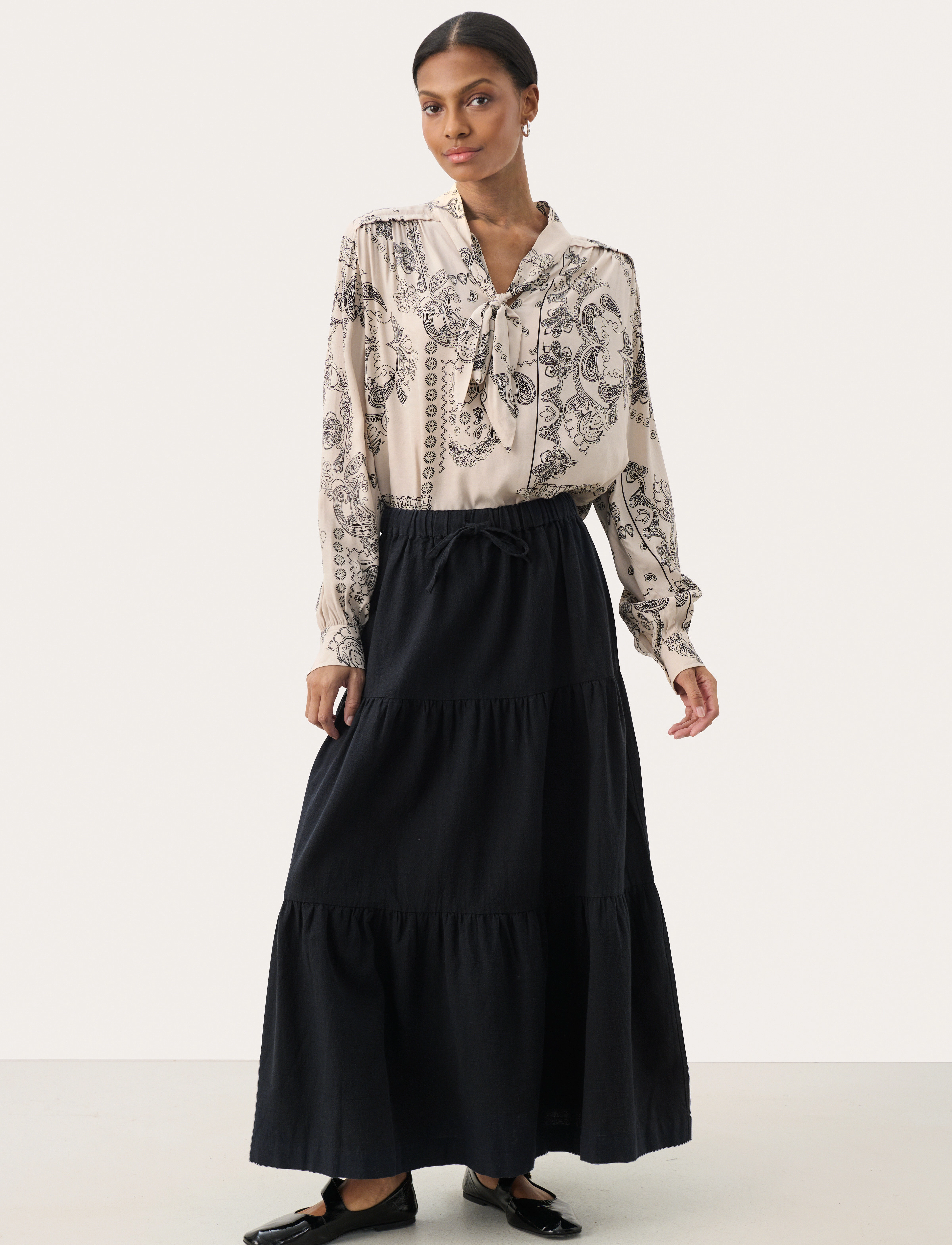 Part Two - BrinaPW SK - maxi nederdele - black - 3
