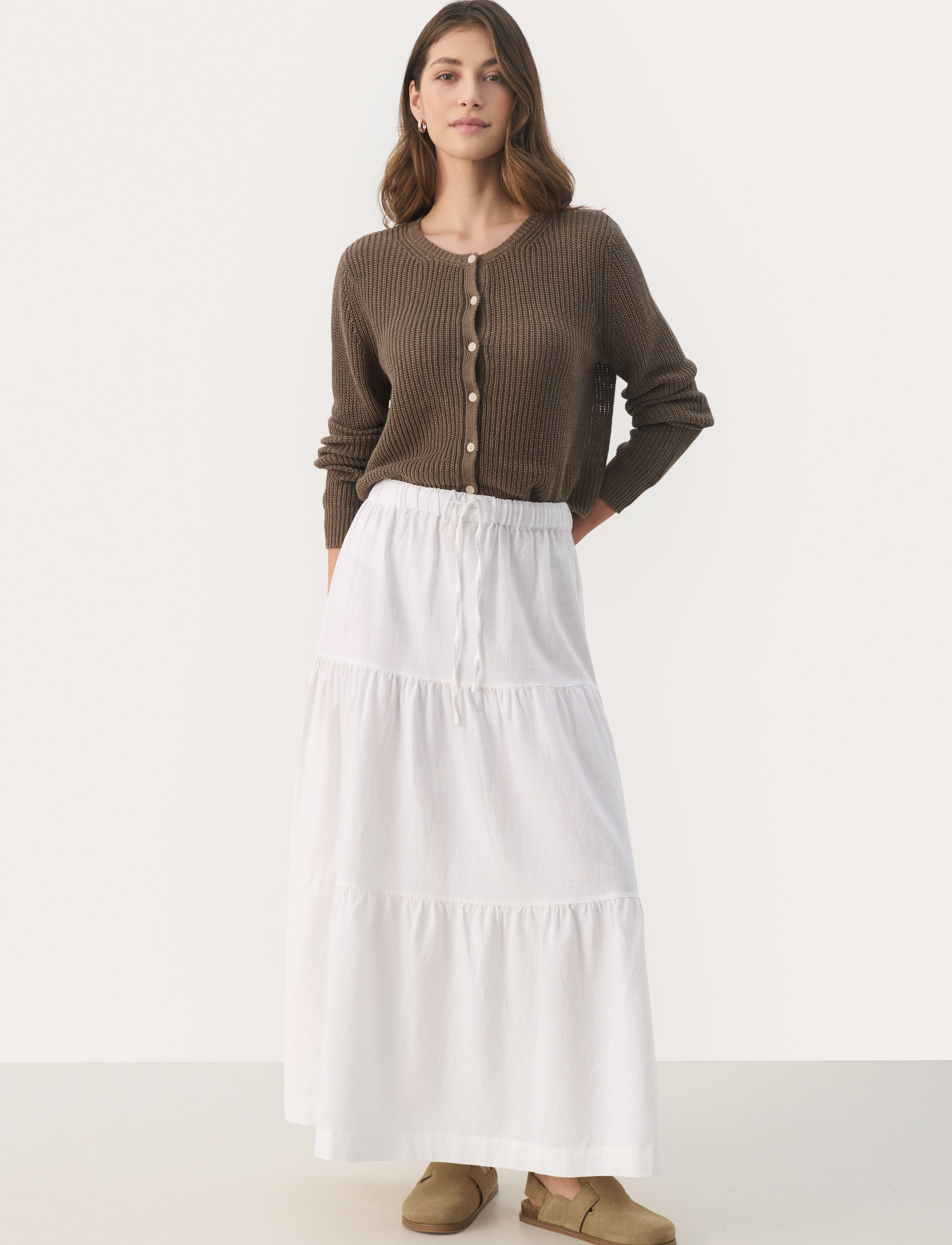 Part Two - BrinaPW SK - maxi nederdele - bright white - 3