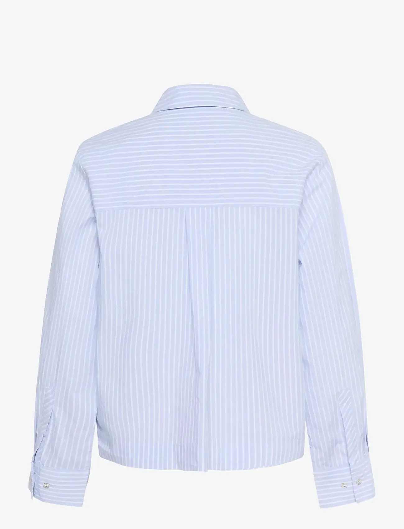 Part Two - PranveraPW SH - langærmede skjorter - blue stripe - 2