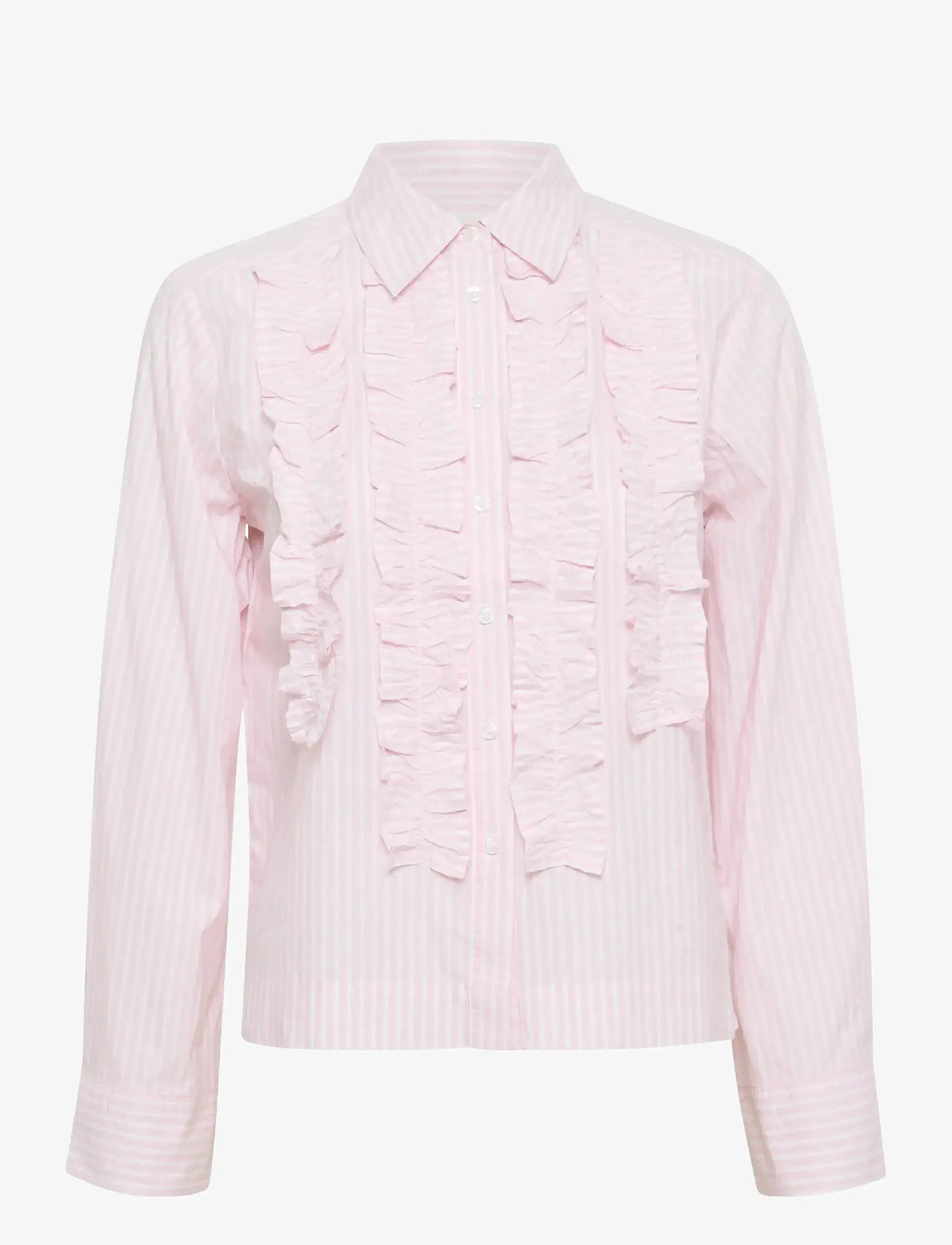 Part Two - PranveraPW SH - långärmade skjortor - lotus stripe - 1