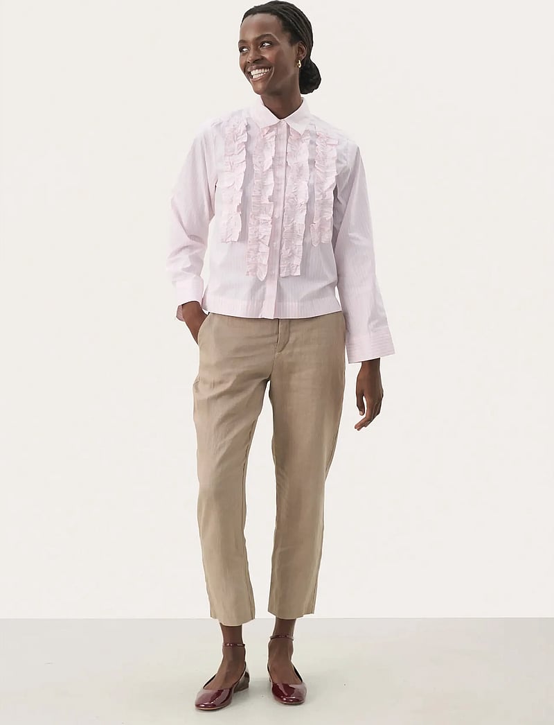 Part Two - PranveraPW SH - långärmade skjortor - lotus stripe - 3