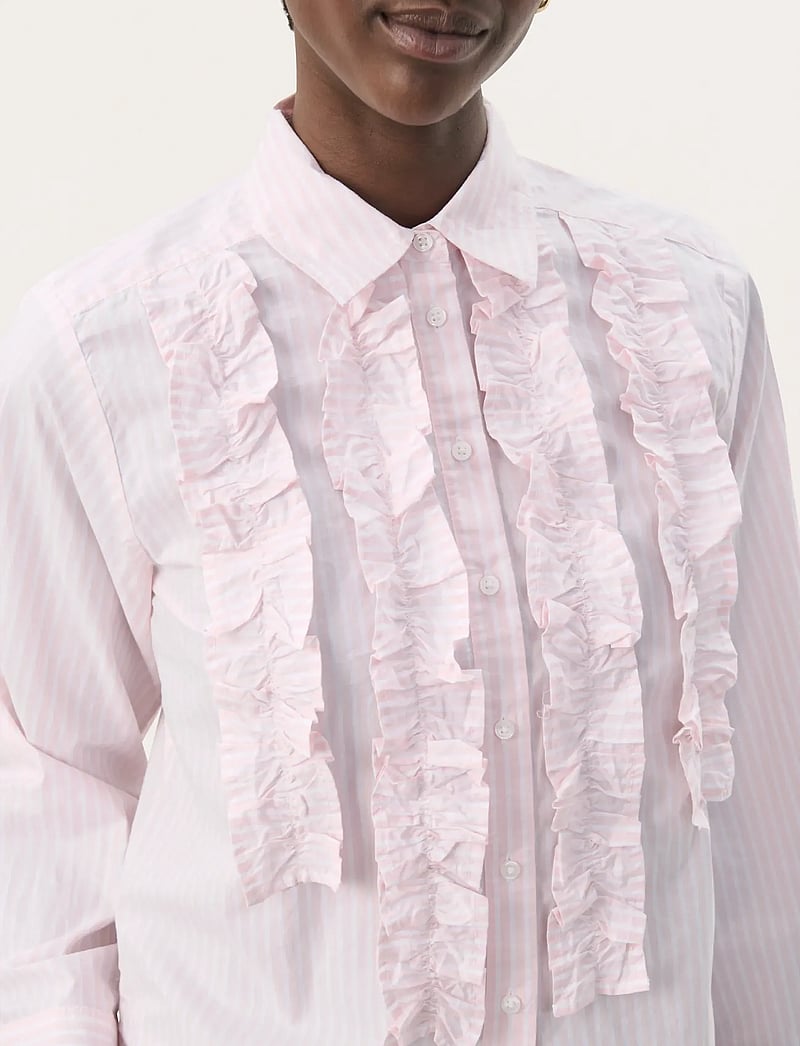 Part Two - PranveraPW SH - långärmade skjortor - lotus stripe - 5