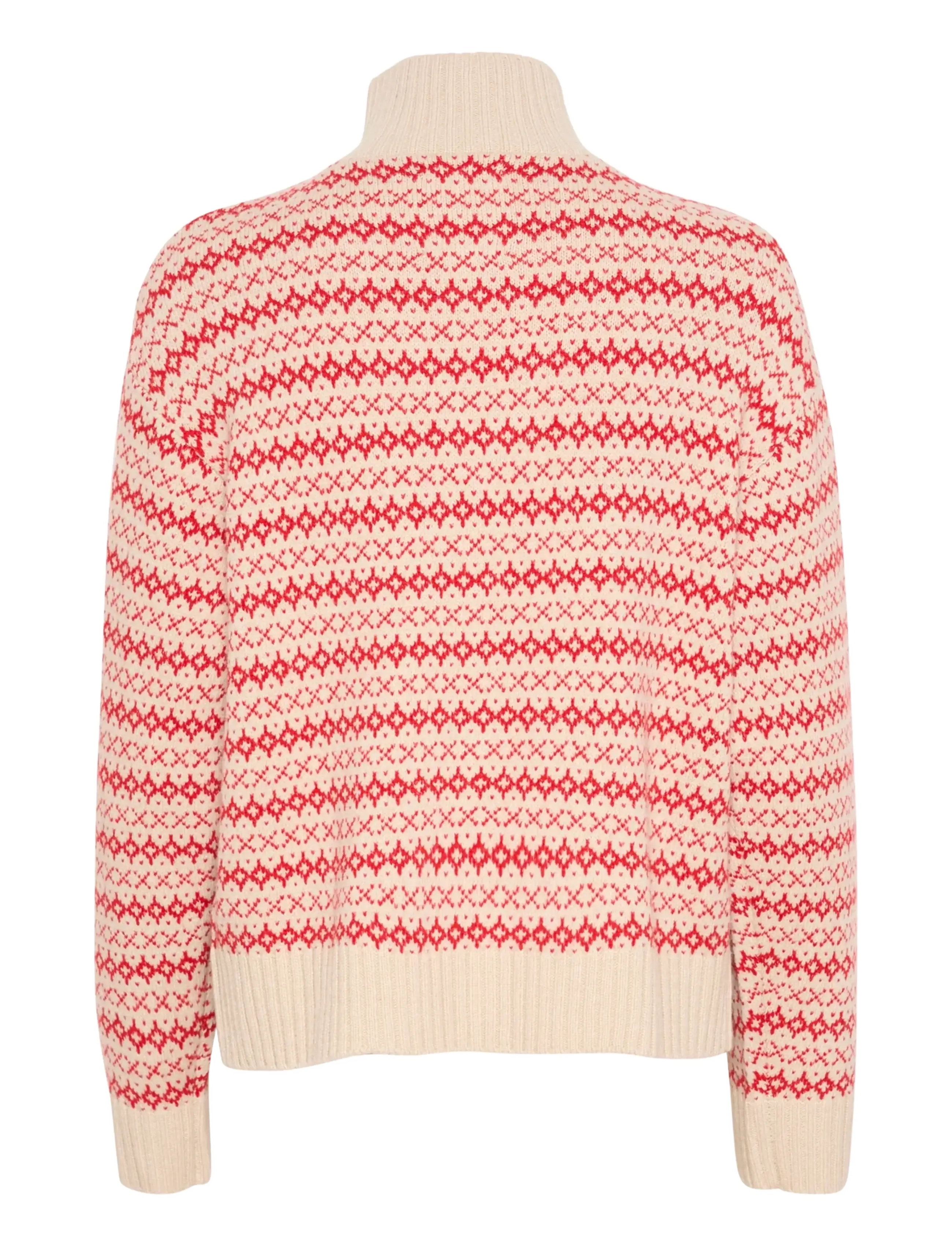 Part Two - PirjoPW PU - cardigans - red jacquard - 2