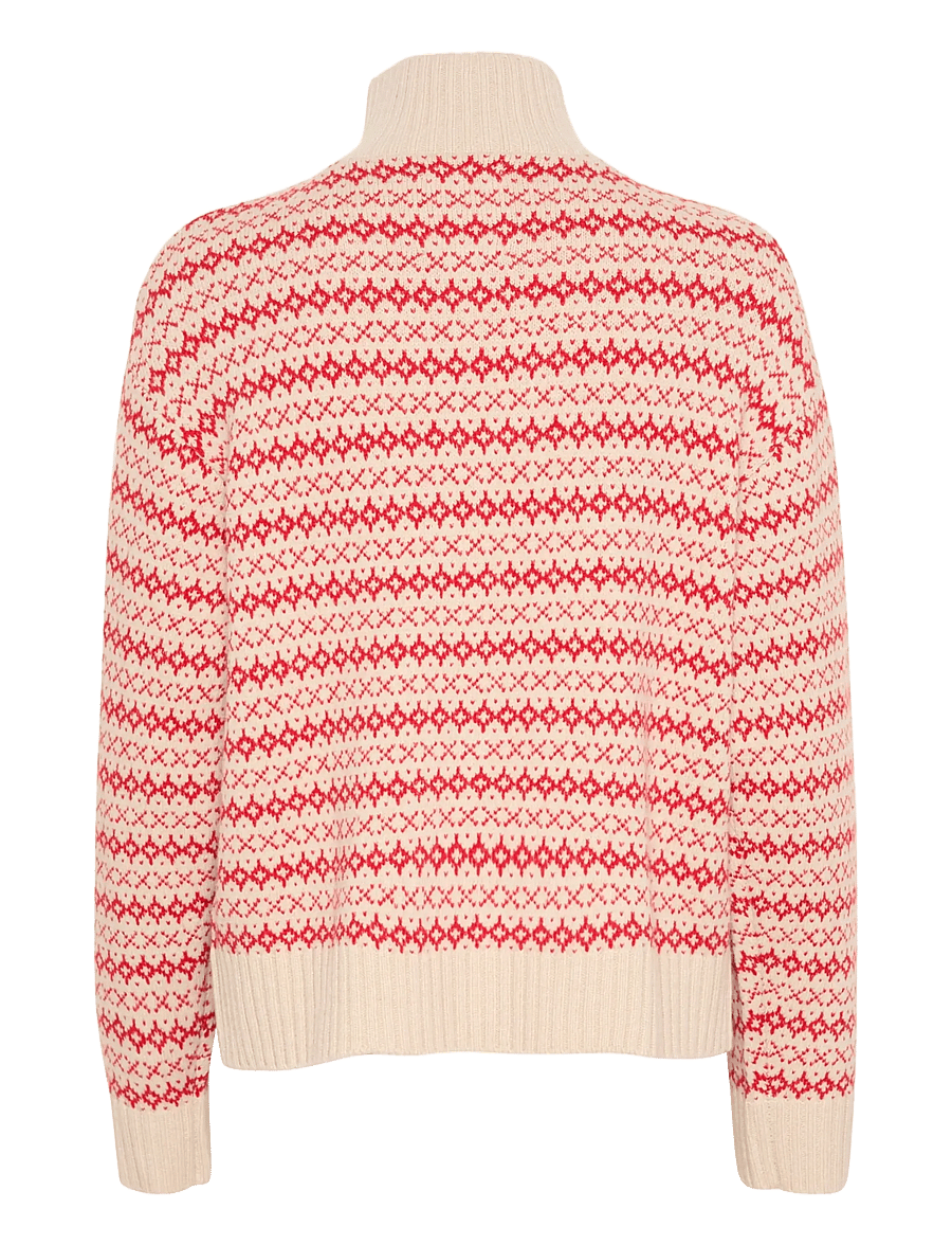 Part Two - PirjoPW PU - kardiganid - red jacquard - 2