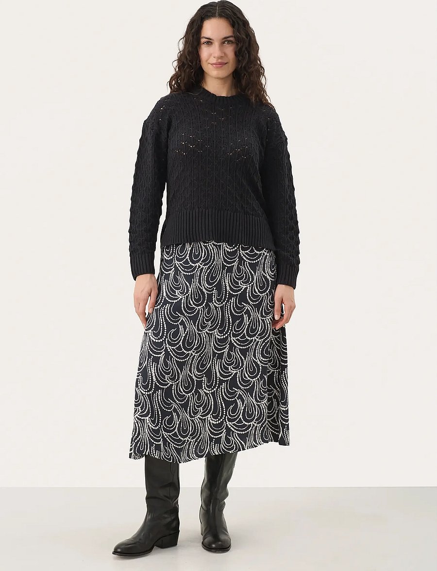 Part Two - PiaclaraPW PU - pullover - dark navy - 3