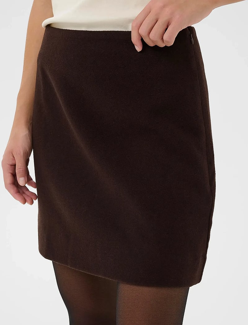 Part Two - JulissaPW SK - korta kjolar - ganache - 4