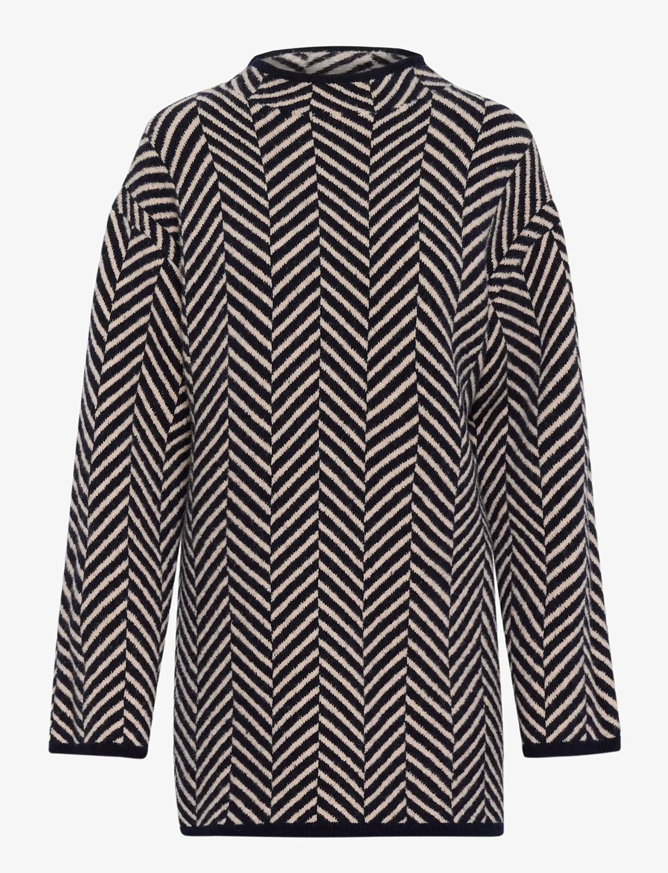 Part Two - LeanaPW PU - efterårstøj - navy jacquard - 0